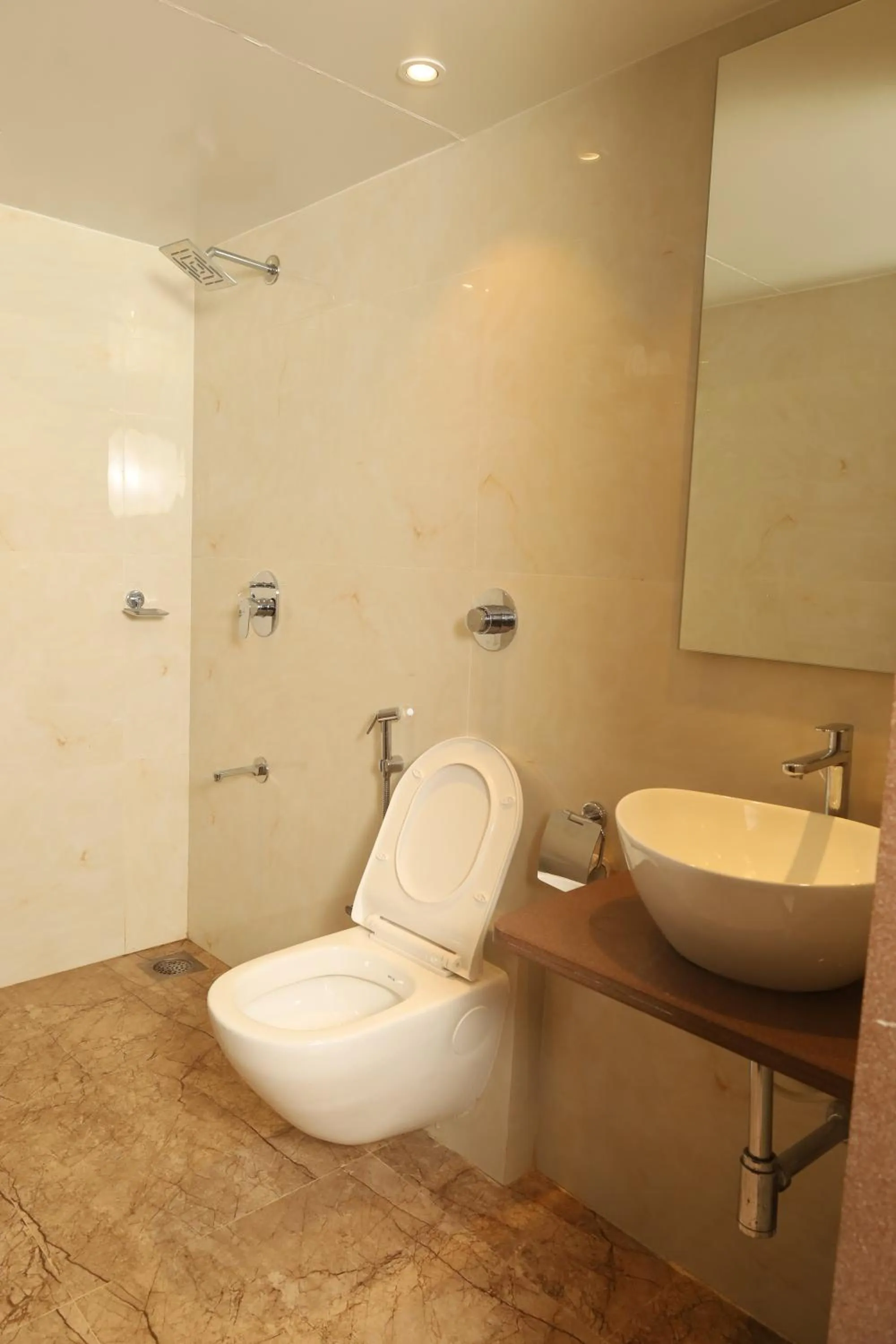 Shower in Hotel Prestige Residency