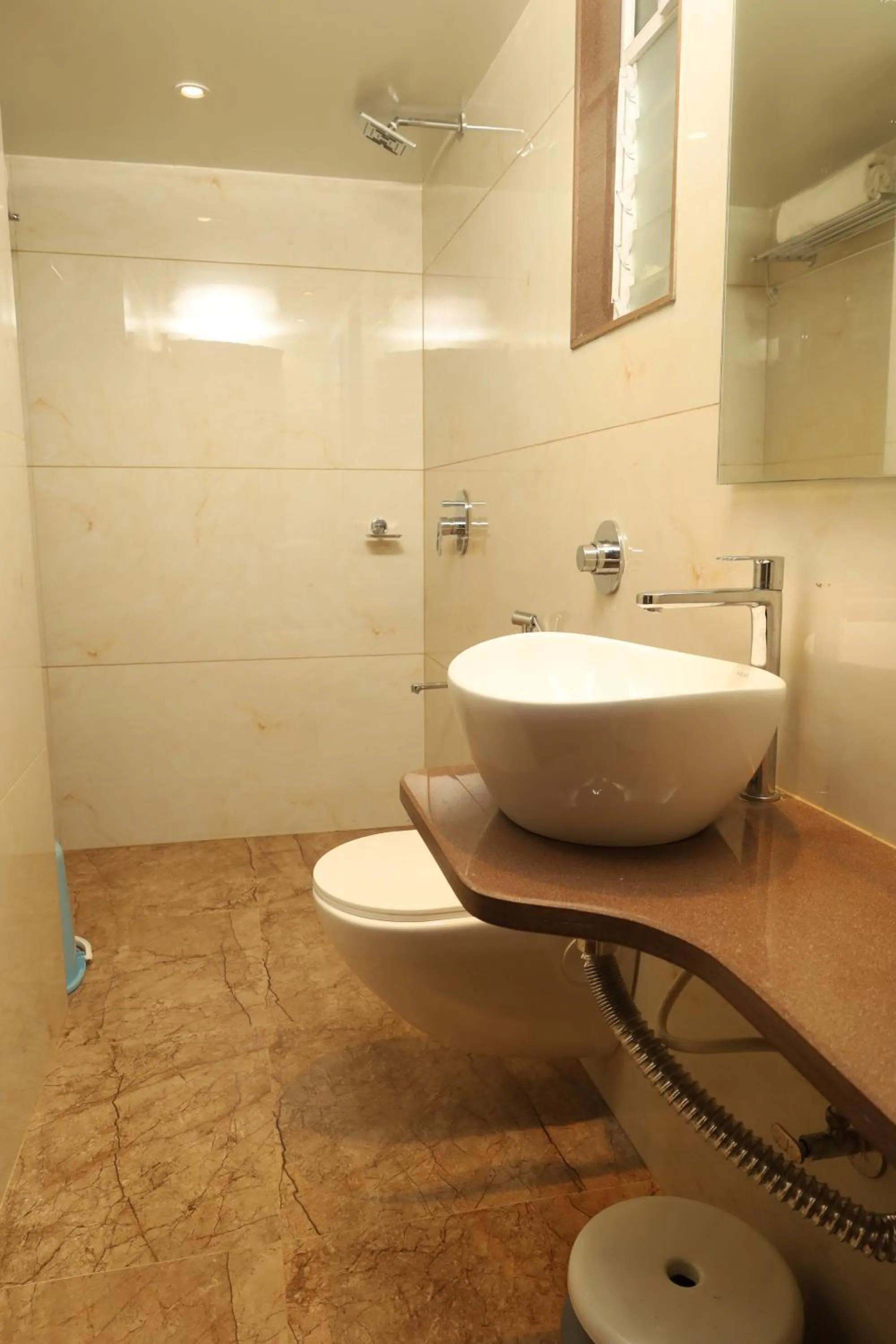 Shower in Hotel Prestige Residency