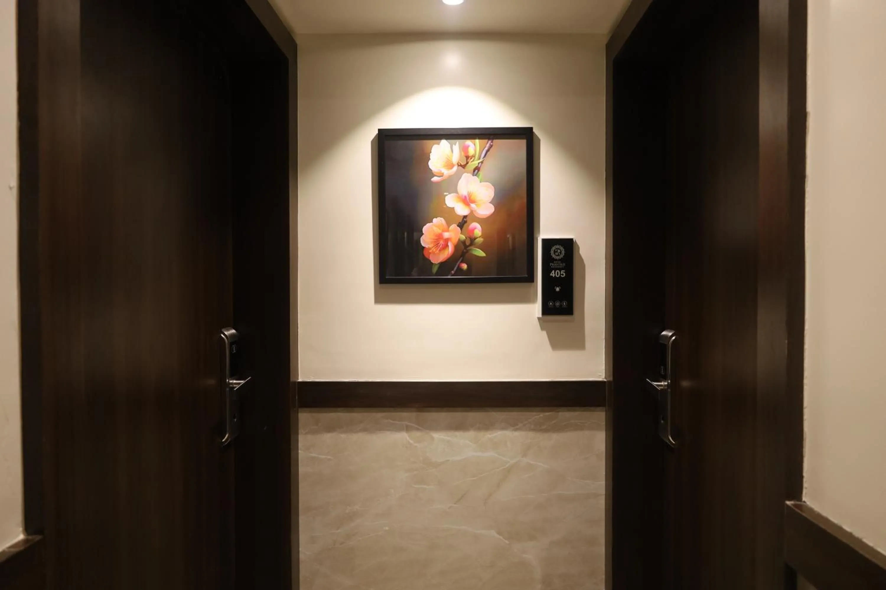Decorative detail in Hotel Prestige Residency