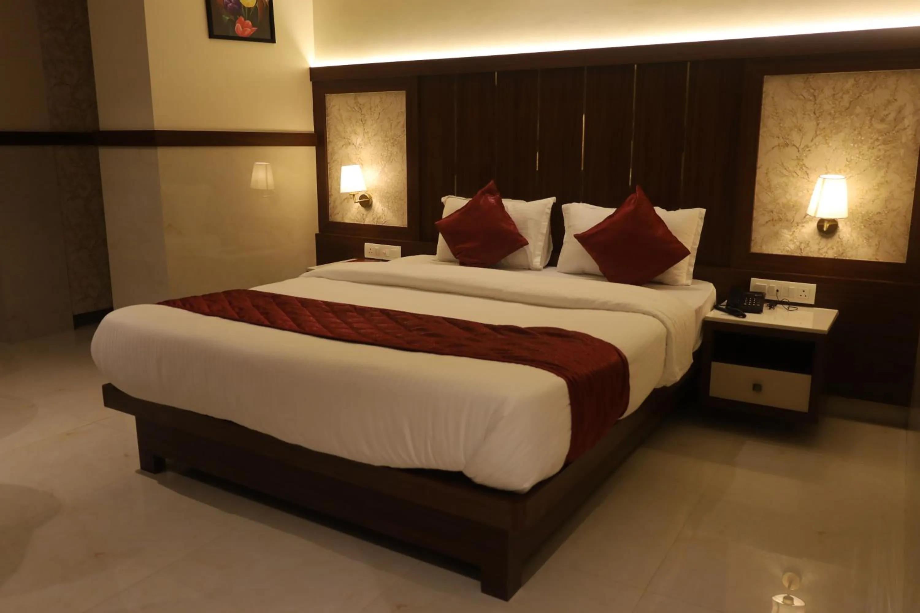 Bed in Hotel Prestige Residency