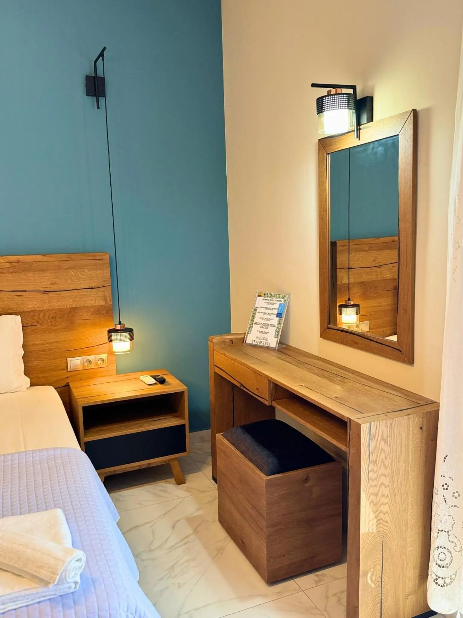 Bed in Armenopetra View Gerolimenas