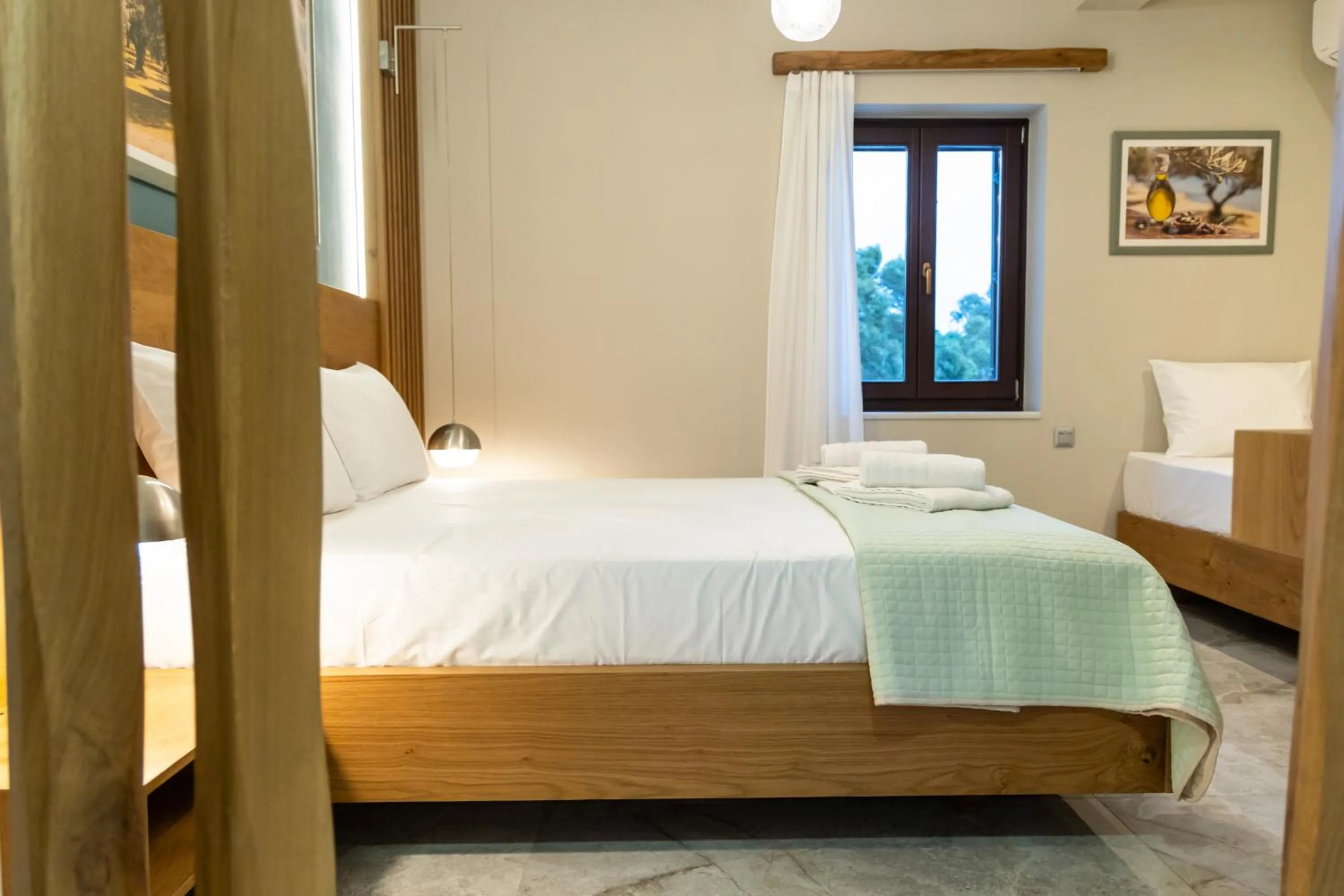 Bed in Armenopetra View Gerolimenas