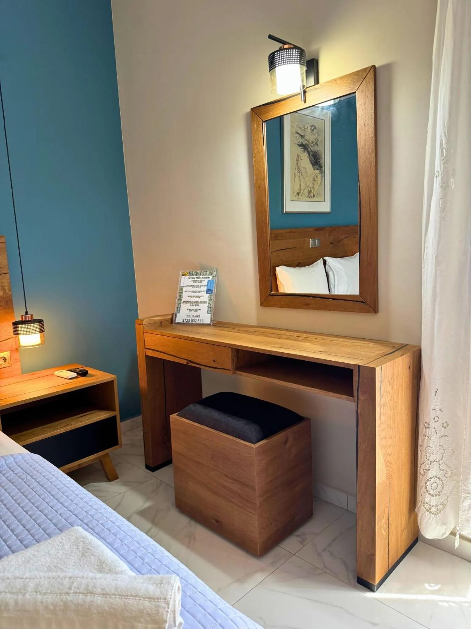 Bed in Armenopetra View Gerolimenas