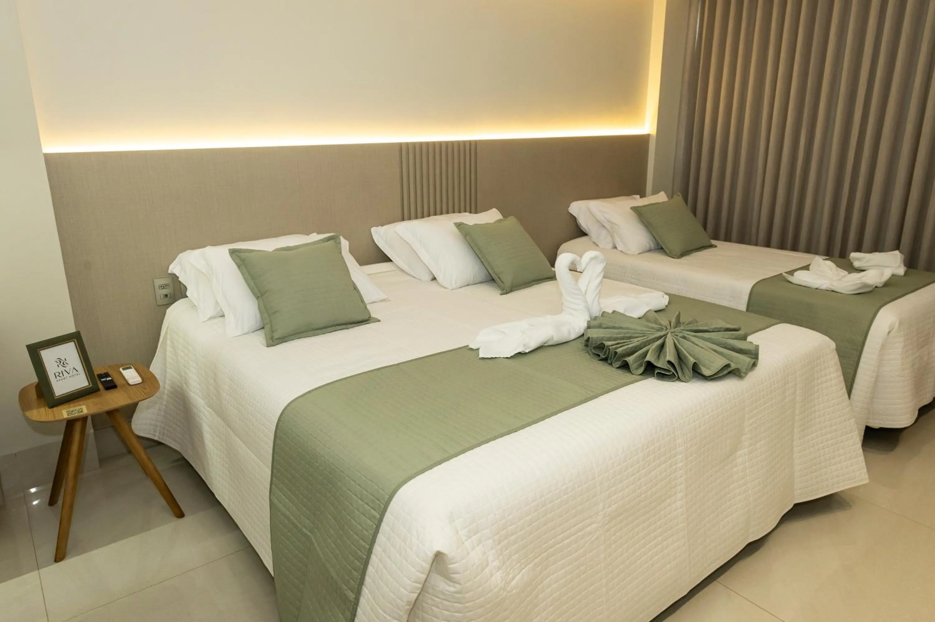 Bed in Riva Apart Hotel