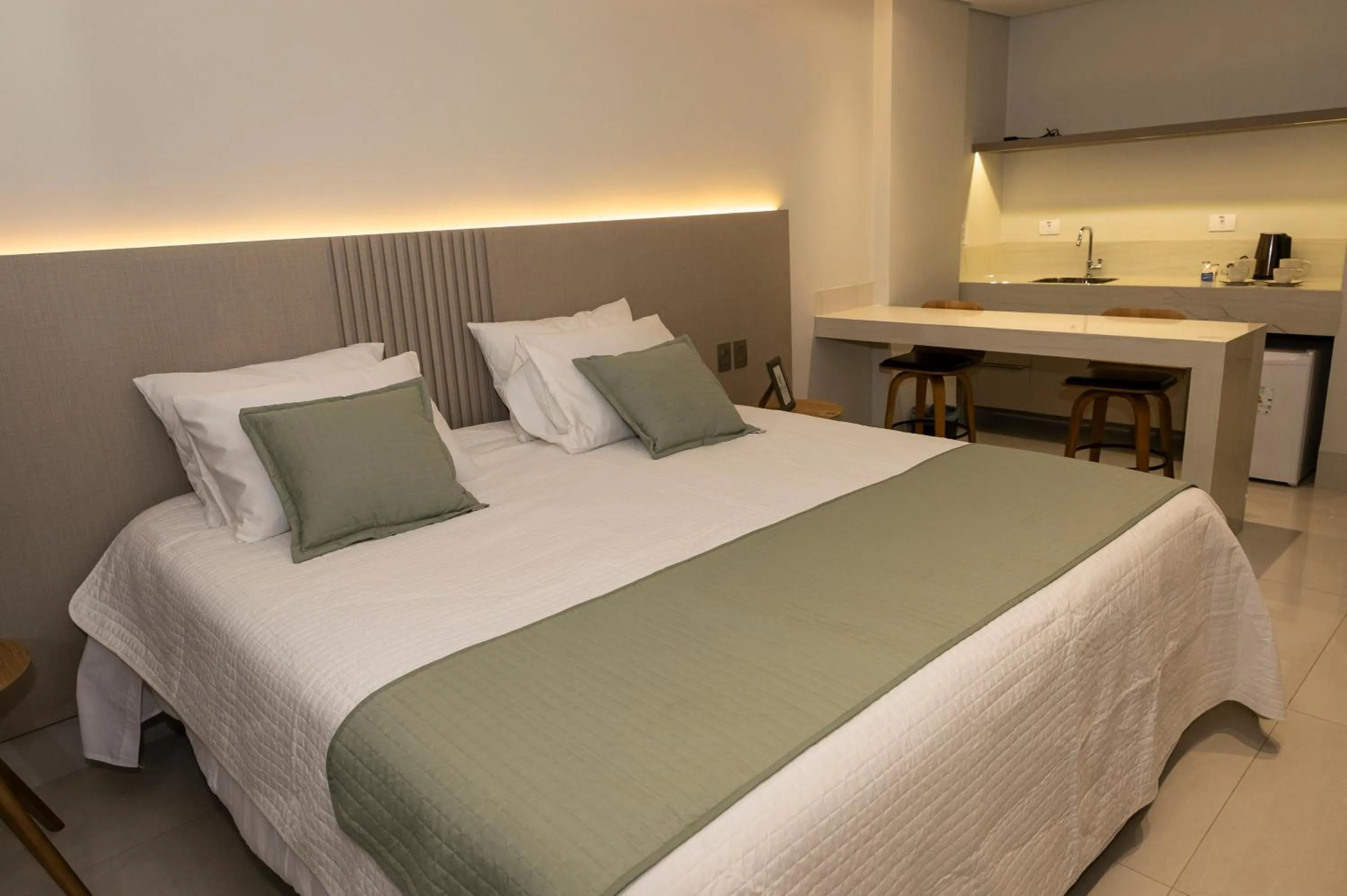 Bed in Riva Apart Hotel