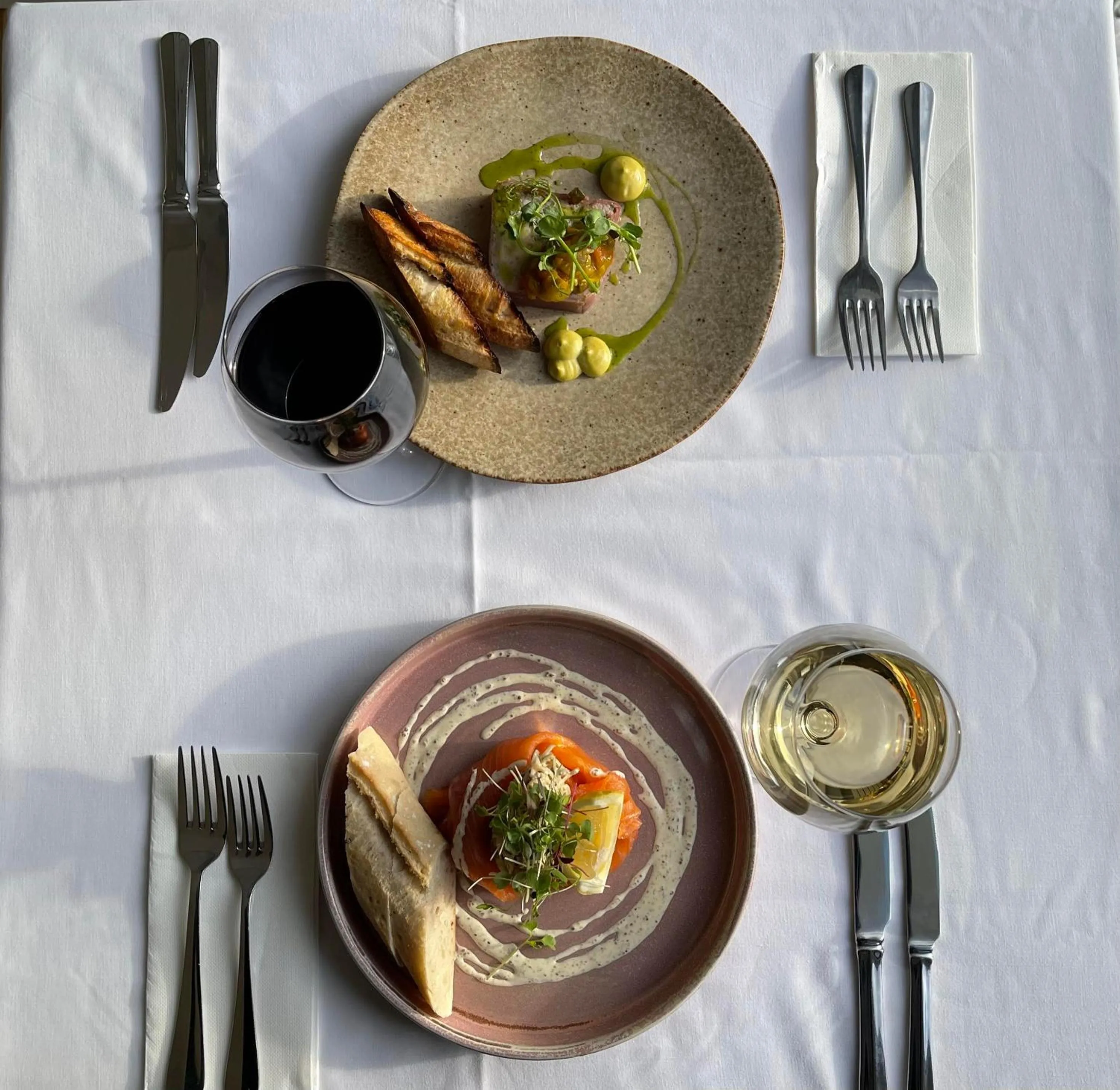 Food and drinks in Balmacara Hotel