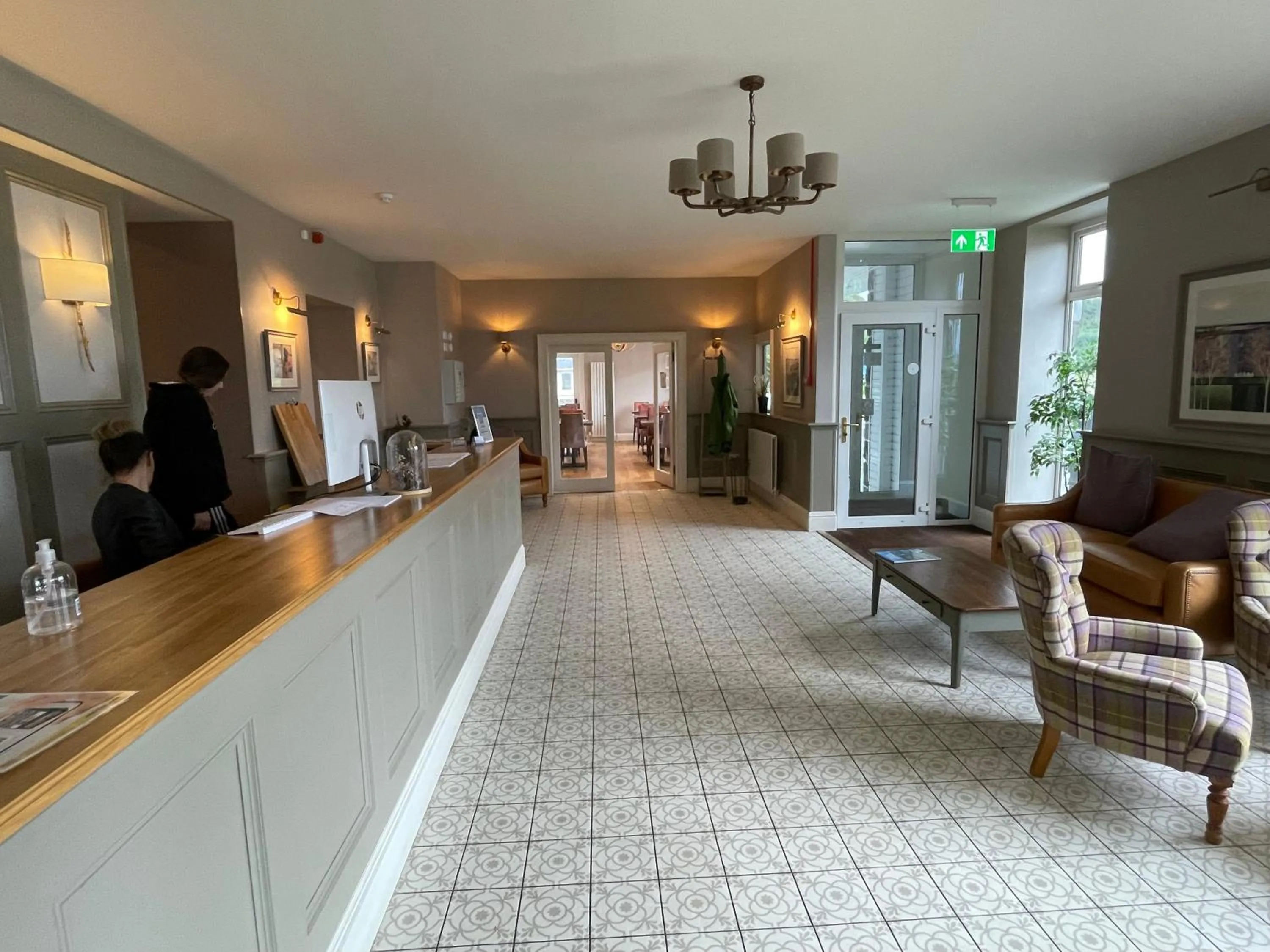 Lobby or reception in Balmacara Hotel