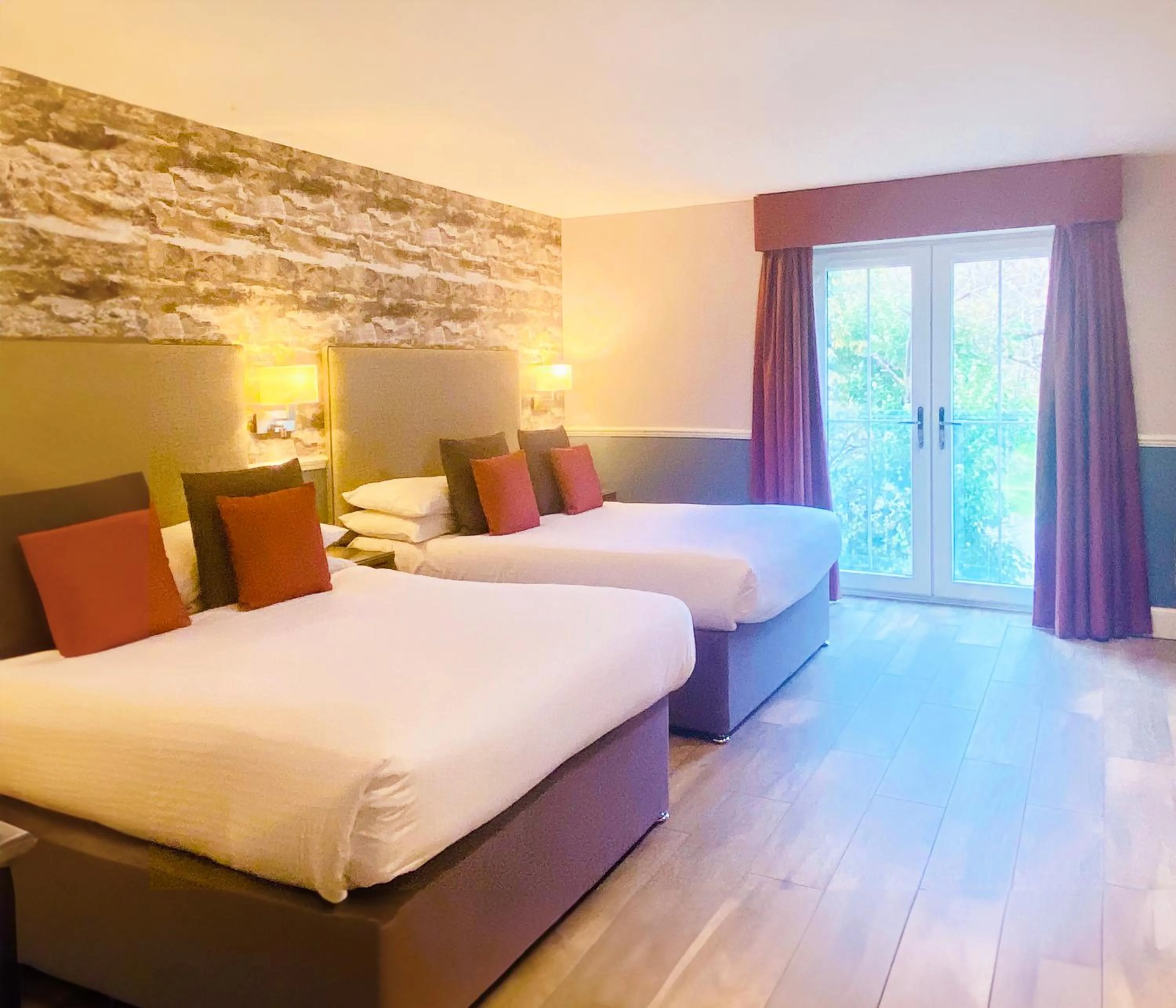 Bed in Balmacara Hotel