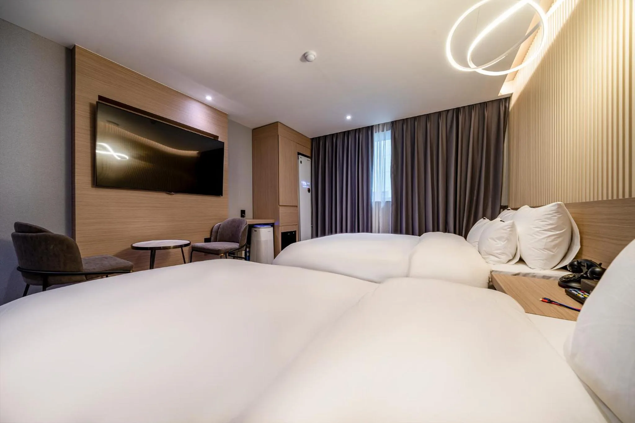 Bed in 충주 어반브라운호텔