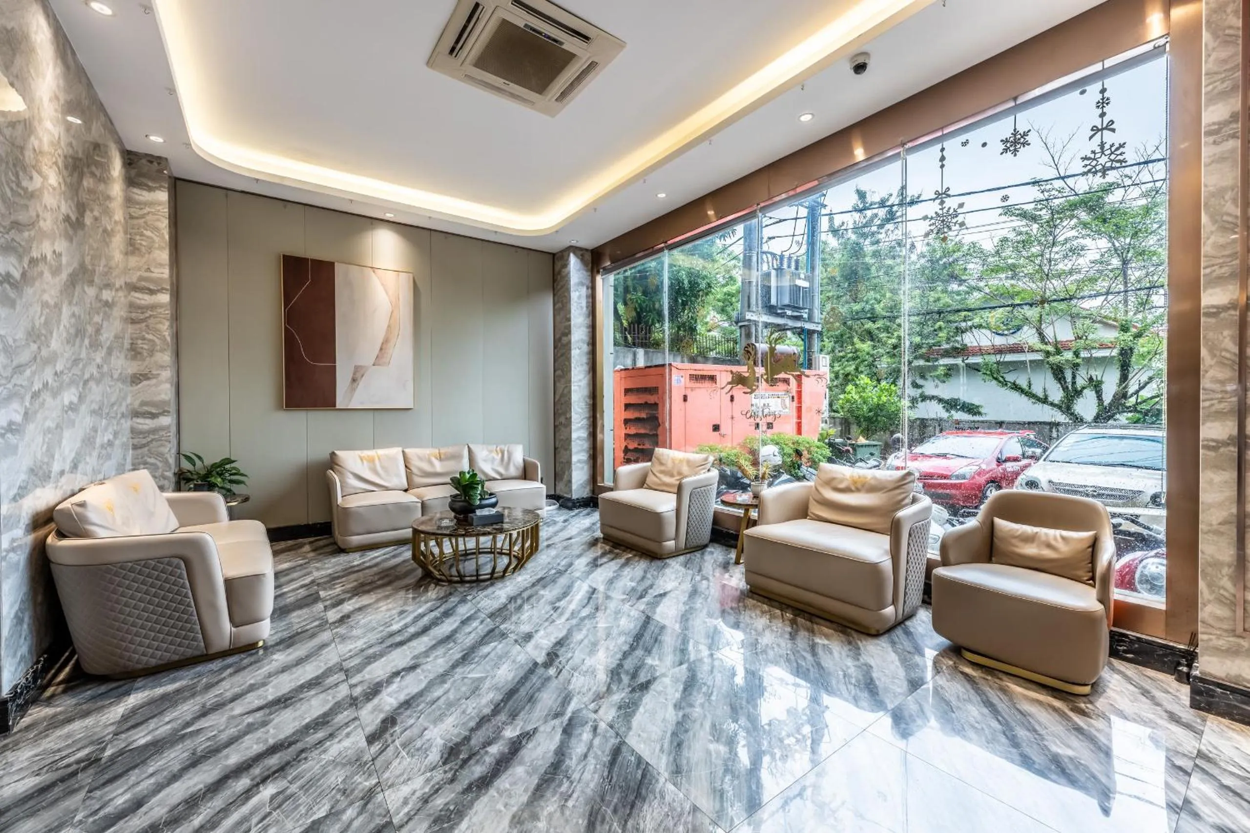 Lobby or reception in Bole Jing Pin Hotel