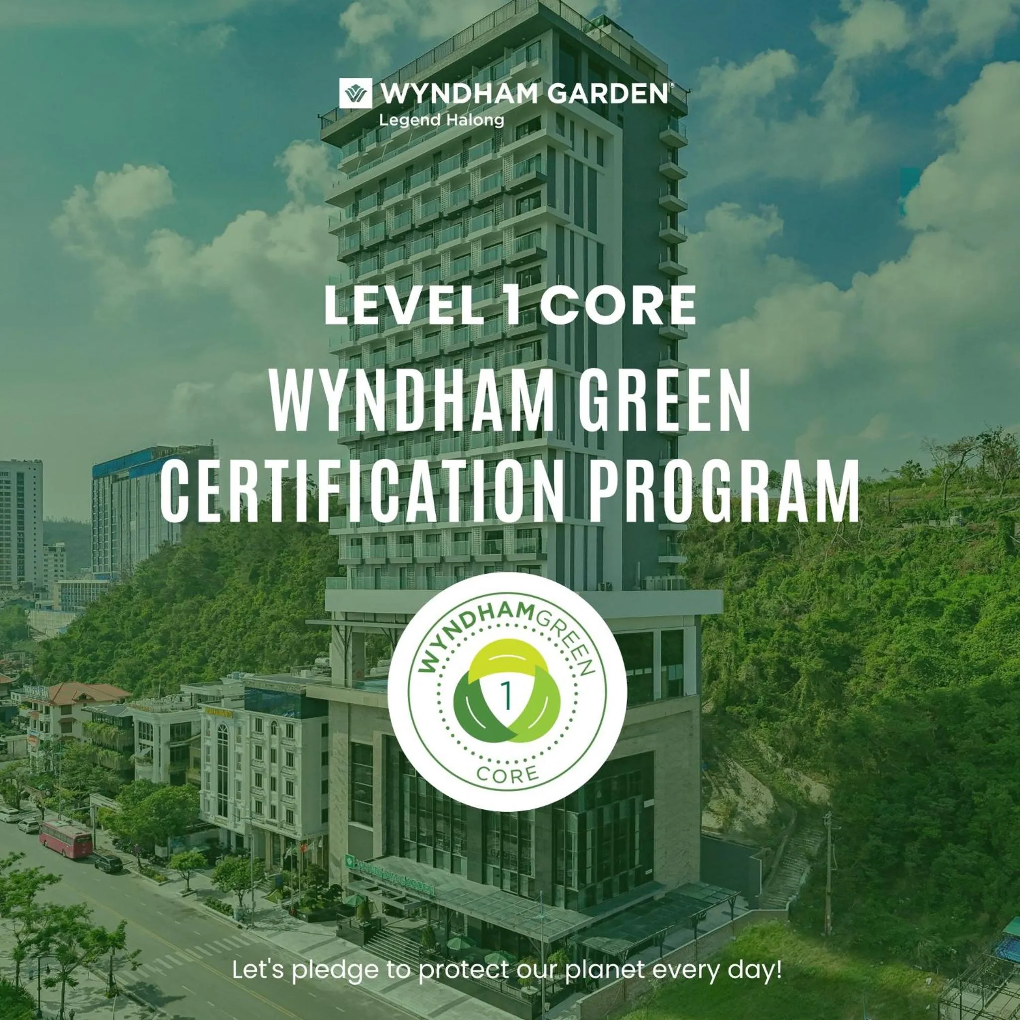 Property building in Wyndham Garden Legend Halong