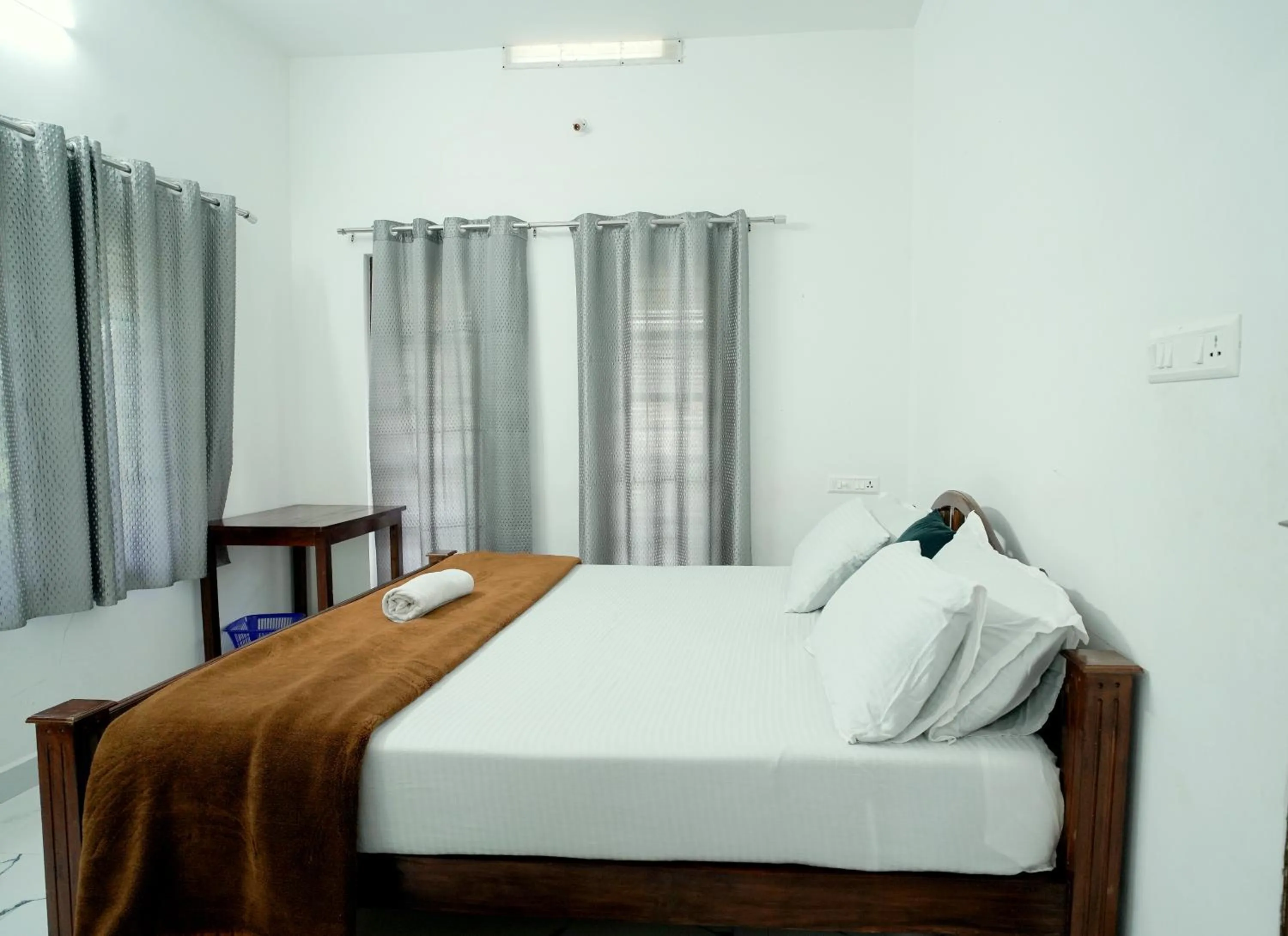 Bed in Dean Dale Cottages