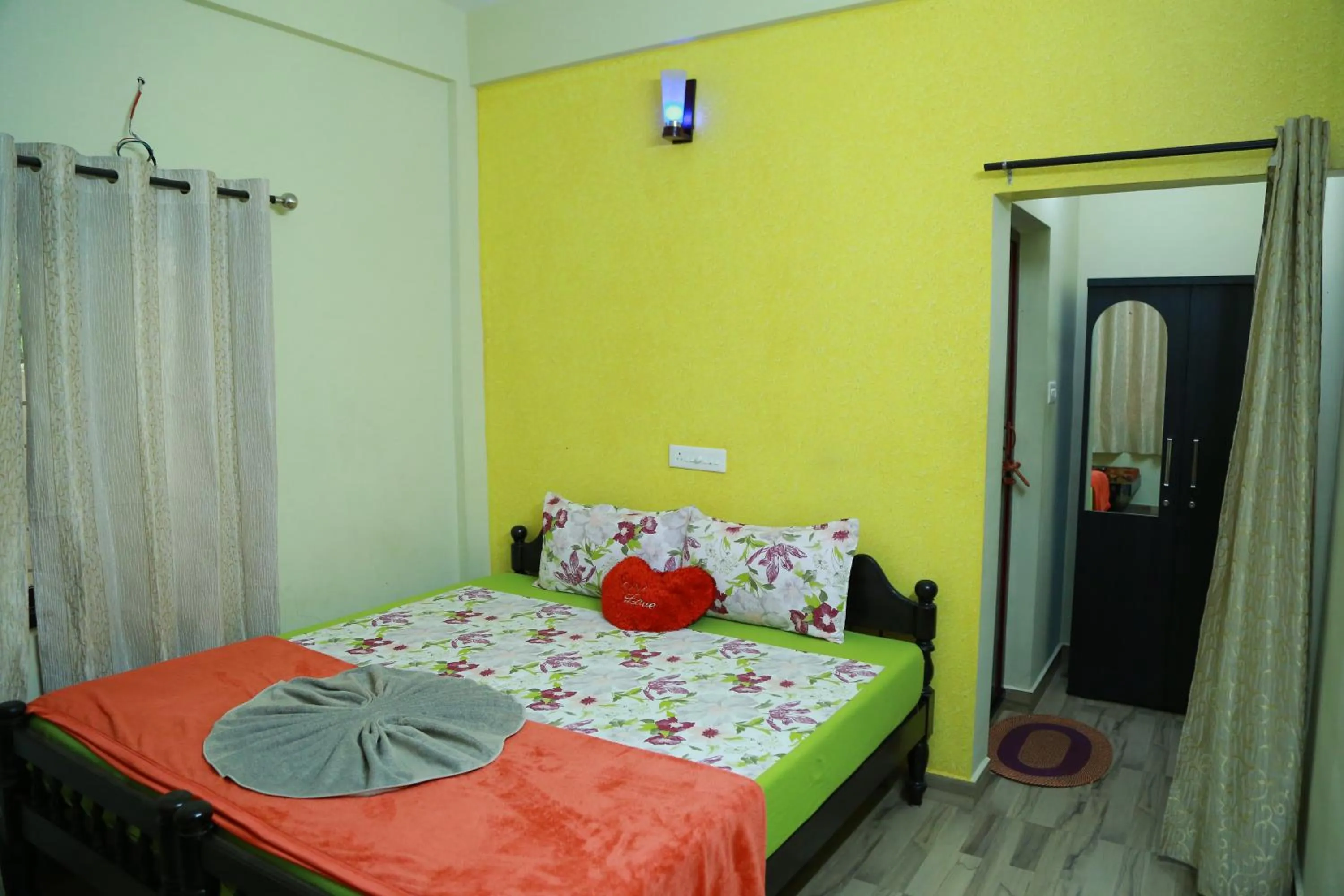 Bed in Dean Dale Cottages