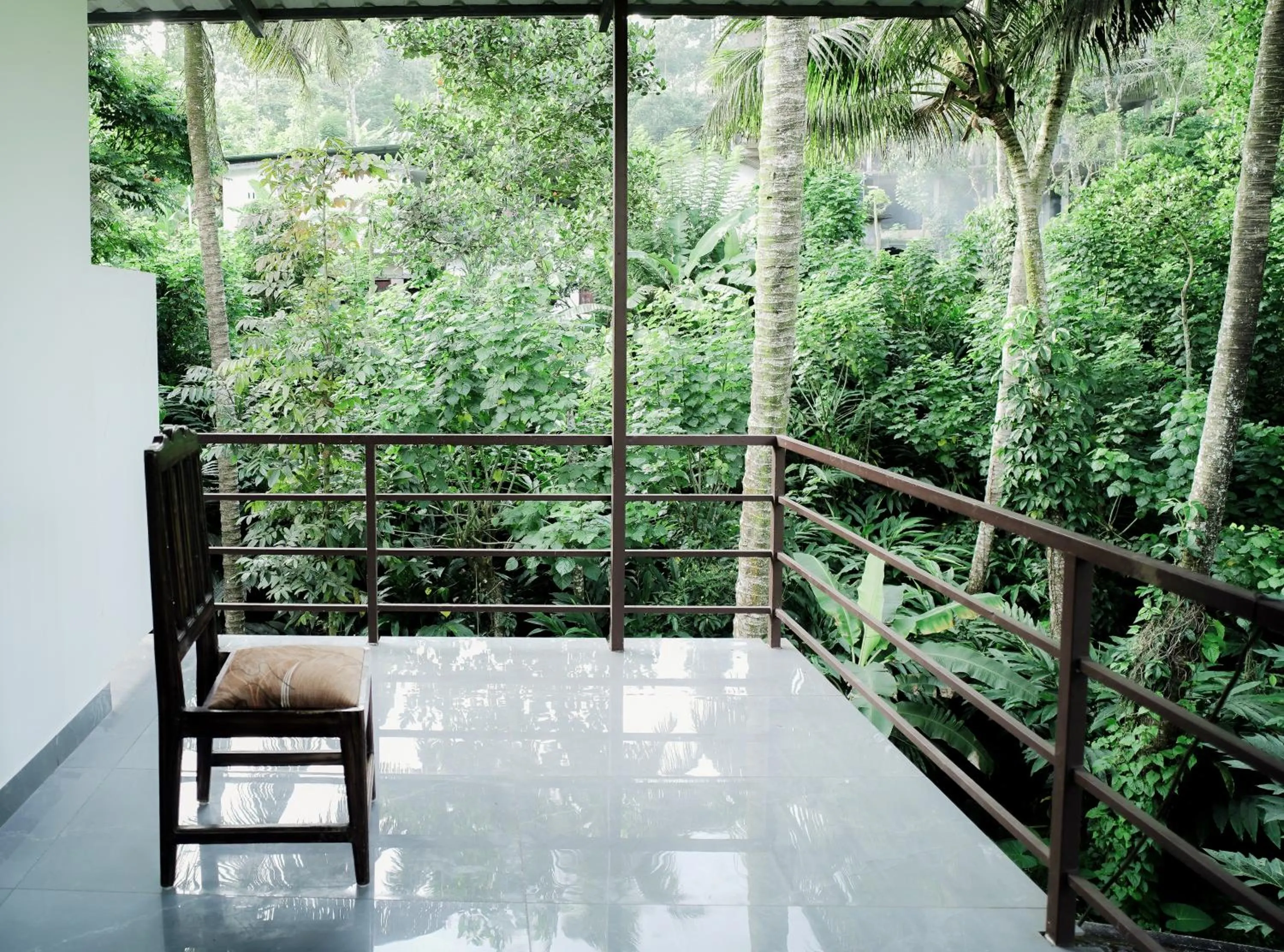 Patio in Dean Dale Cottages