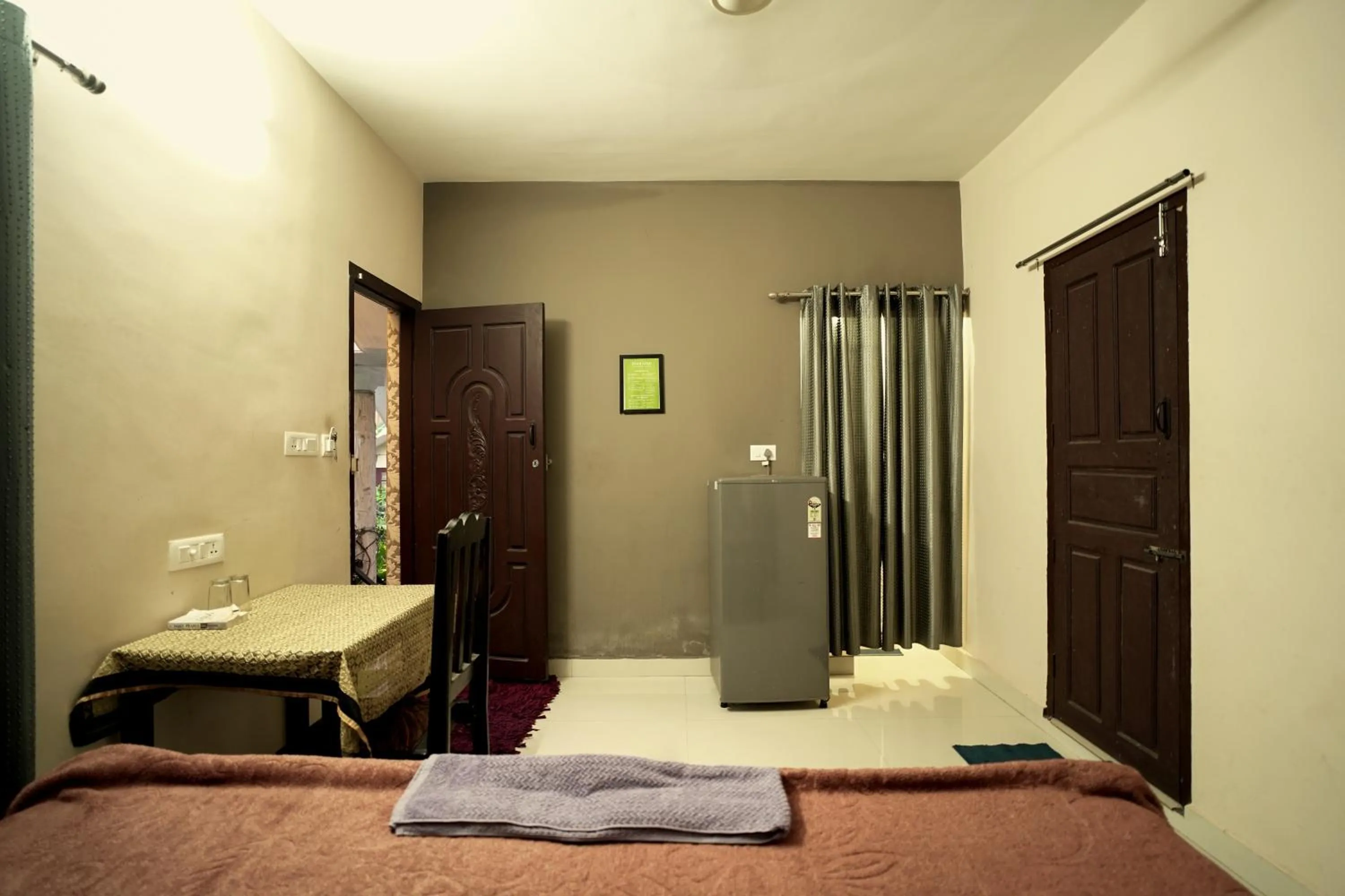 Bed in Dean Dale Cottages