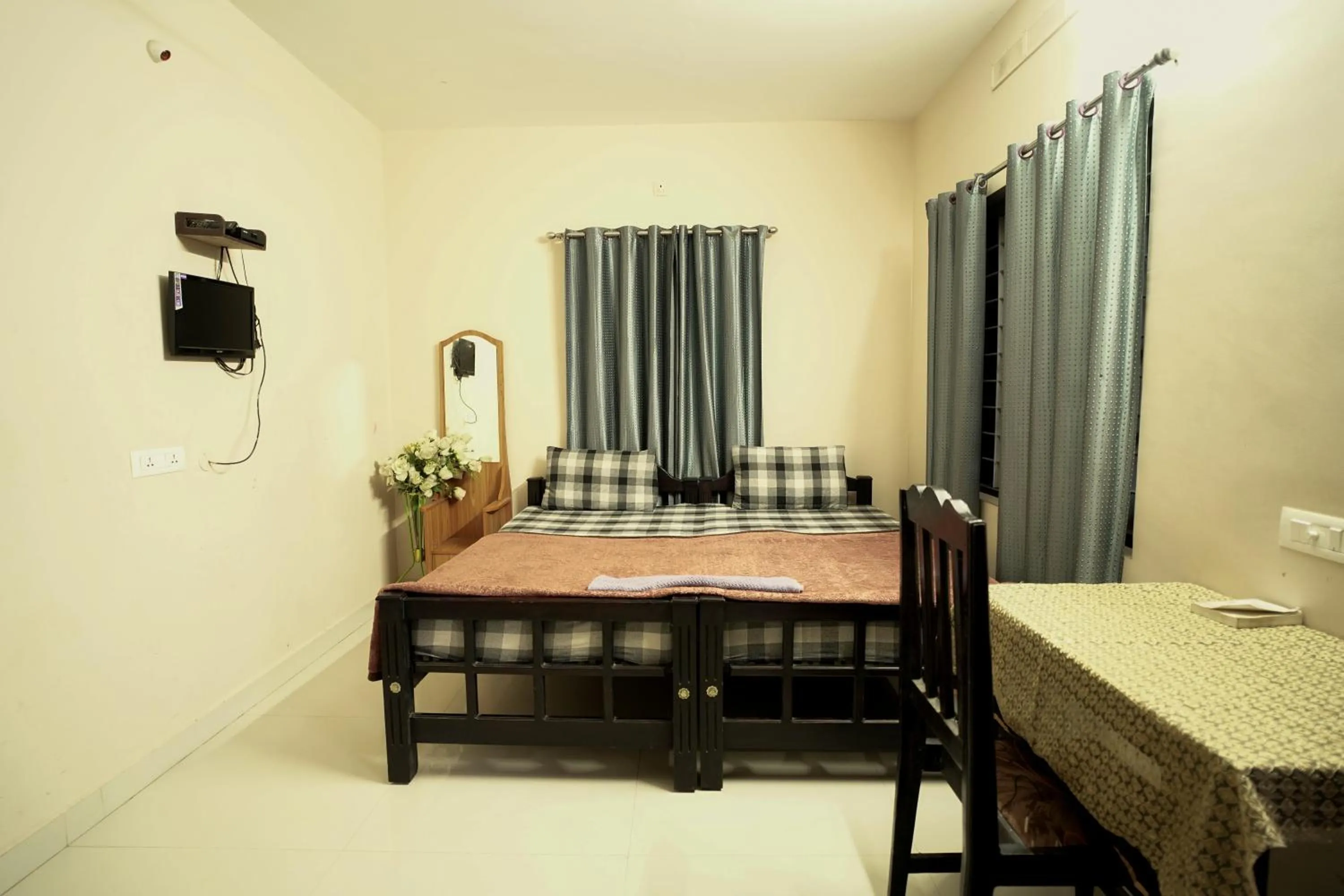 Bed in Dean Dale Cottages