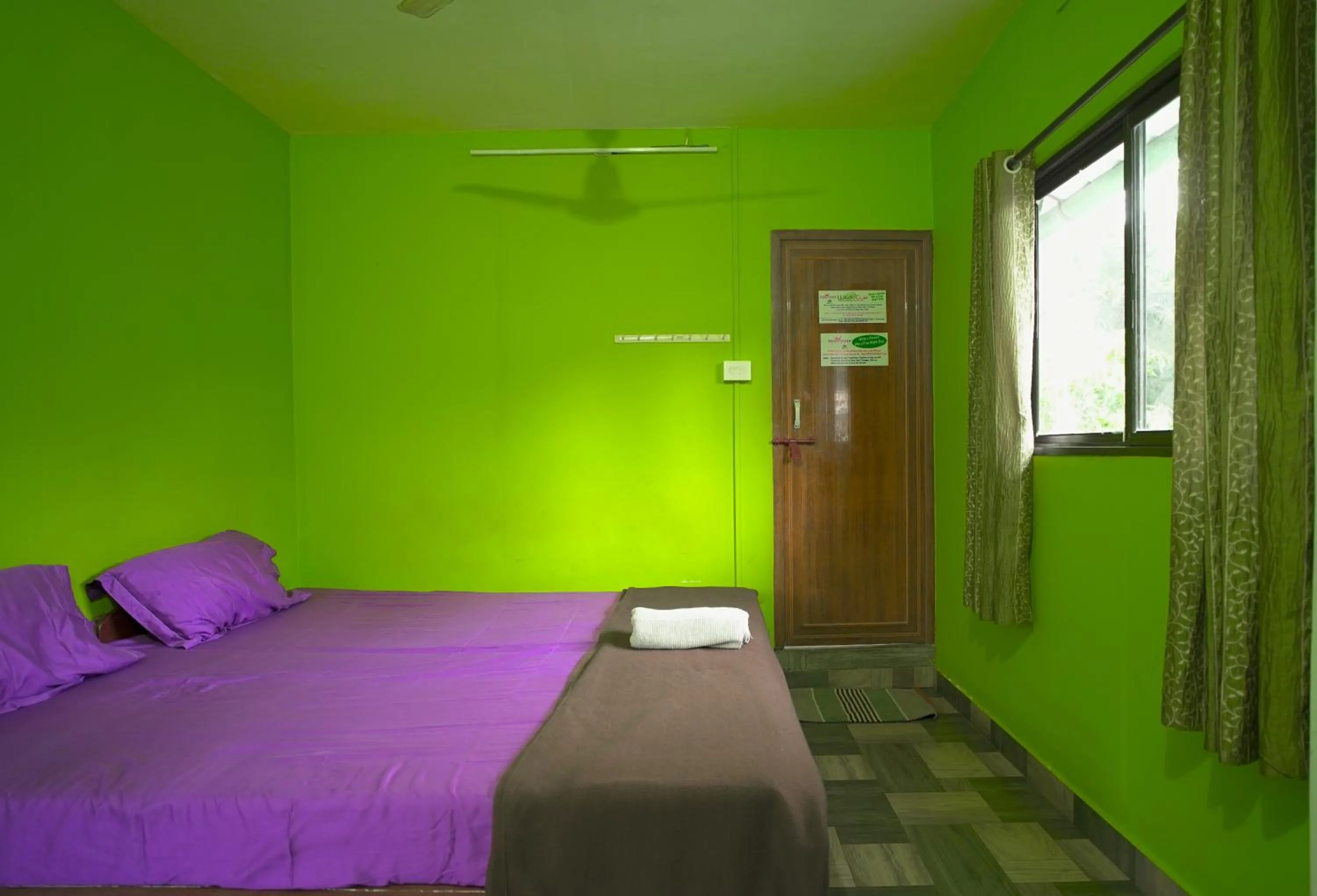 Bed in Dean Dale Cottages