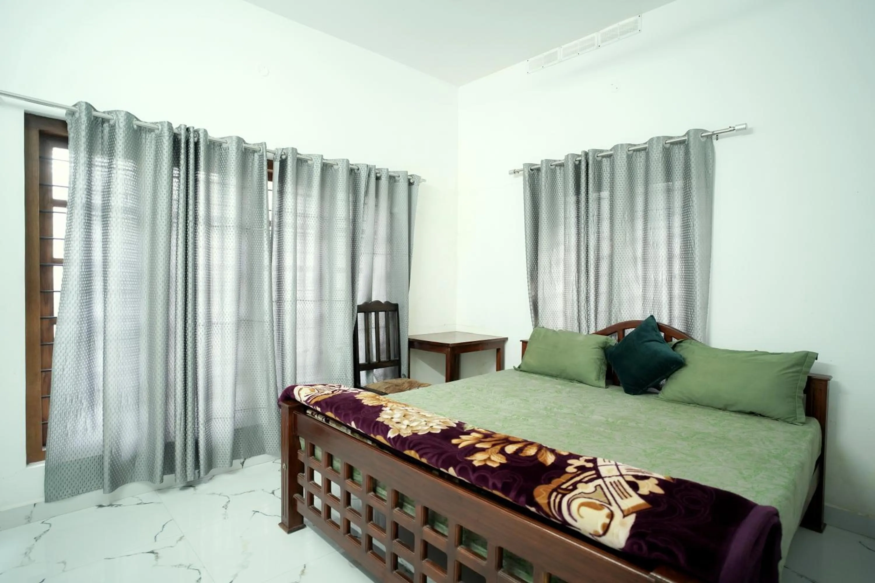 Bed in Dean Dale Cottages