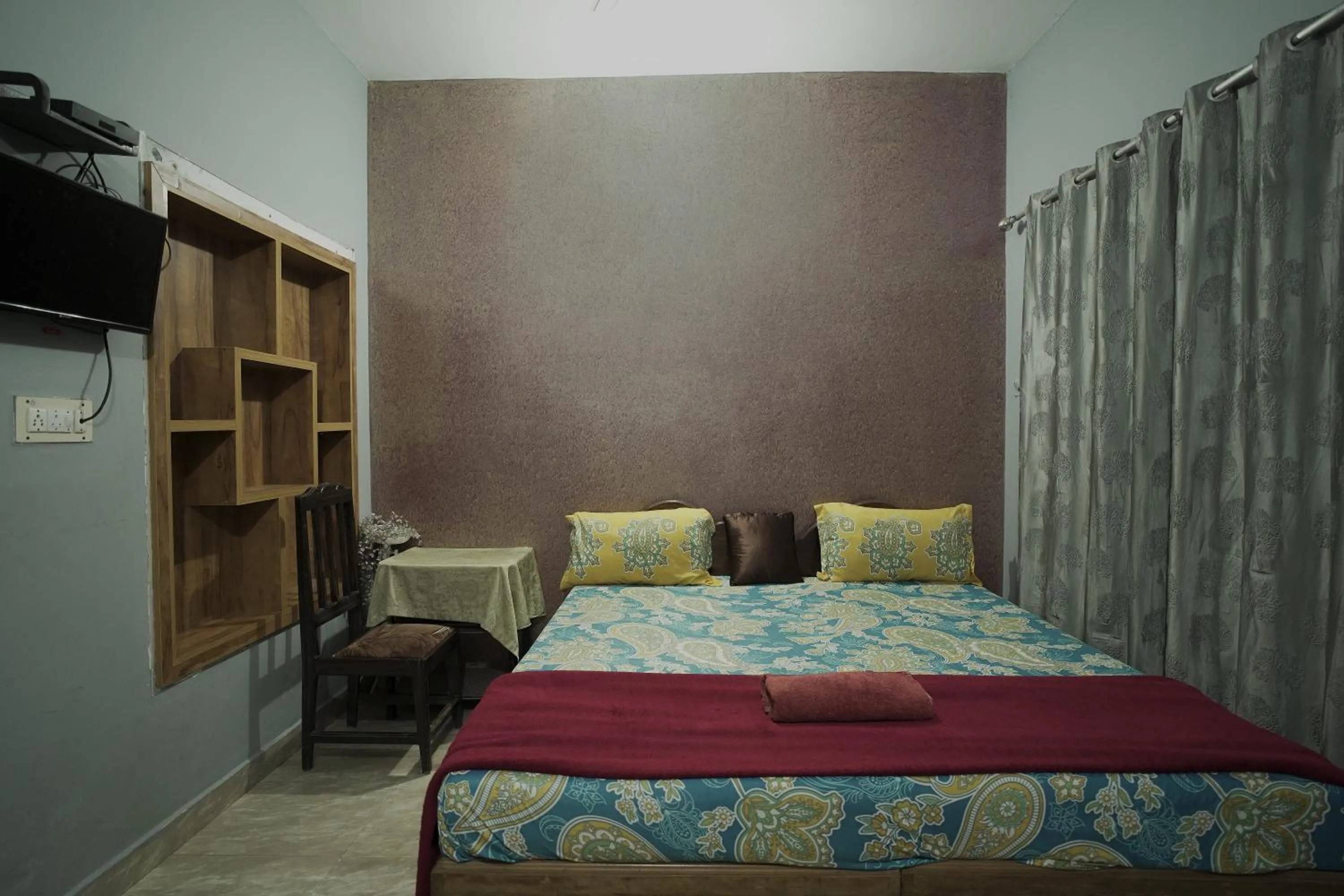 Bed in Dean Dale Cottages