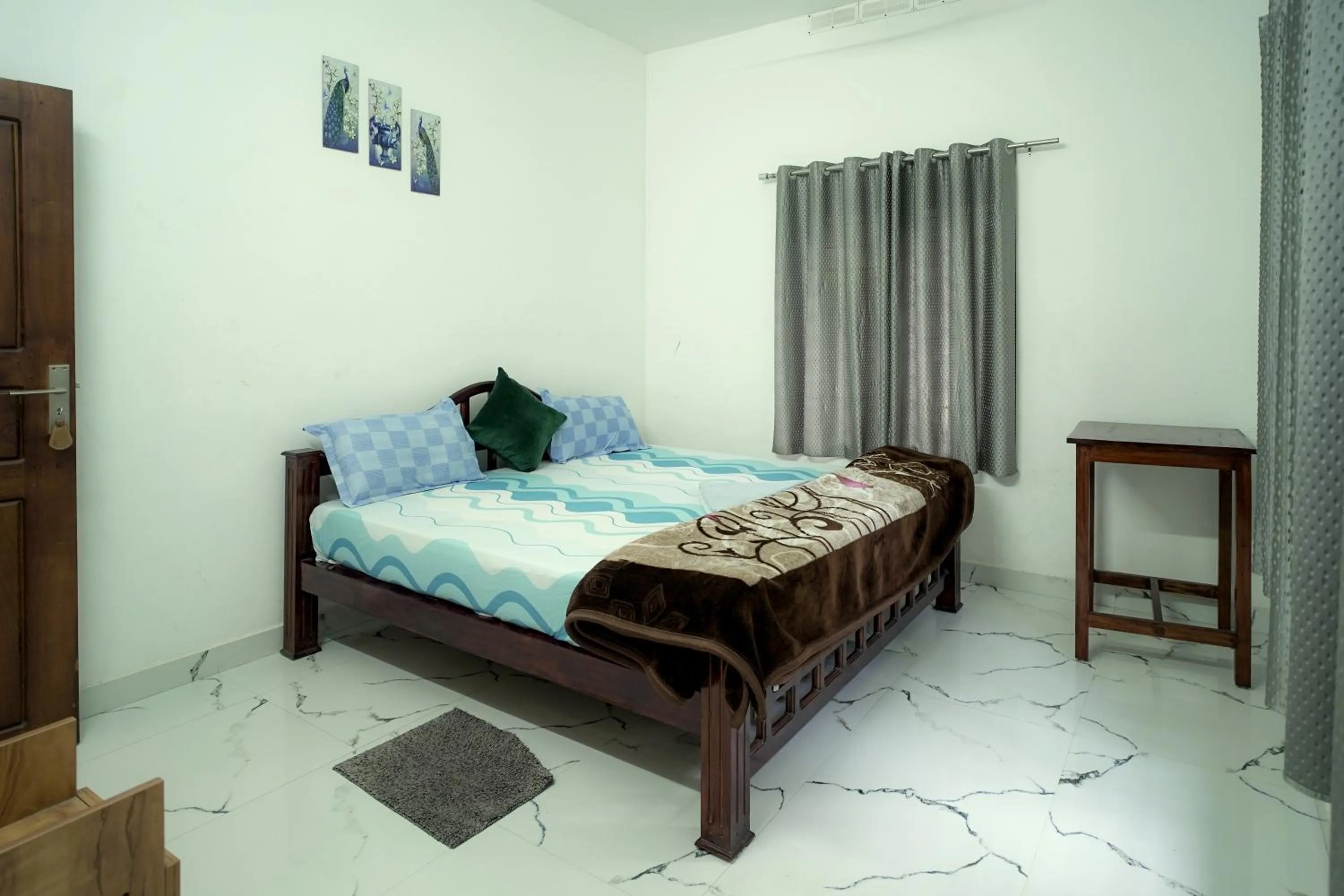 Bed in Dean Dale Cottages