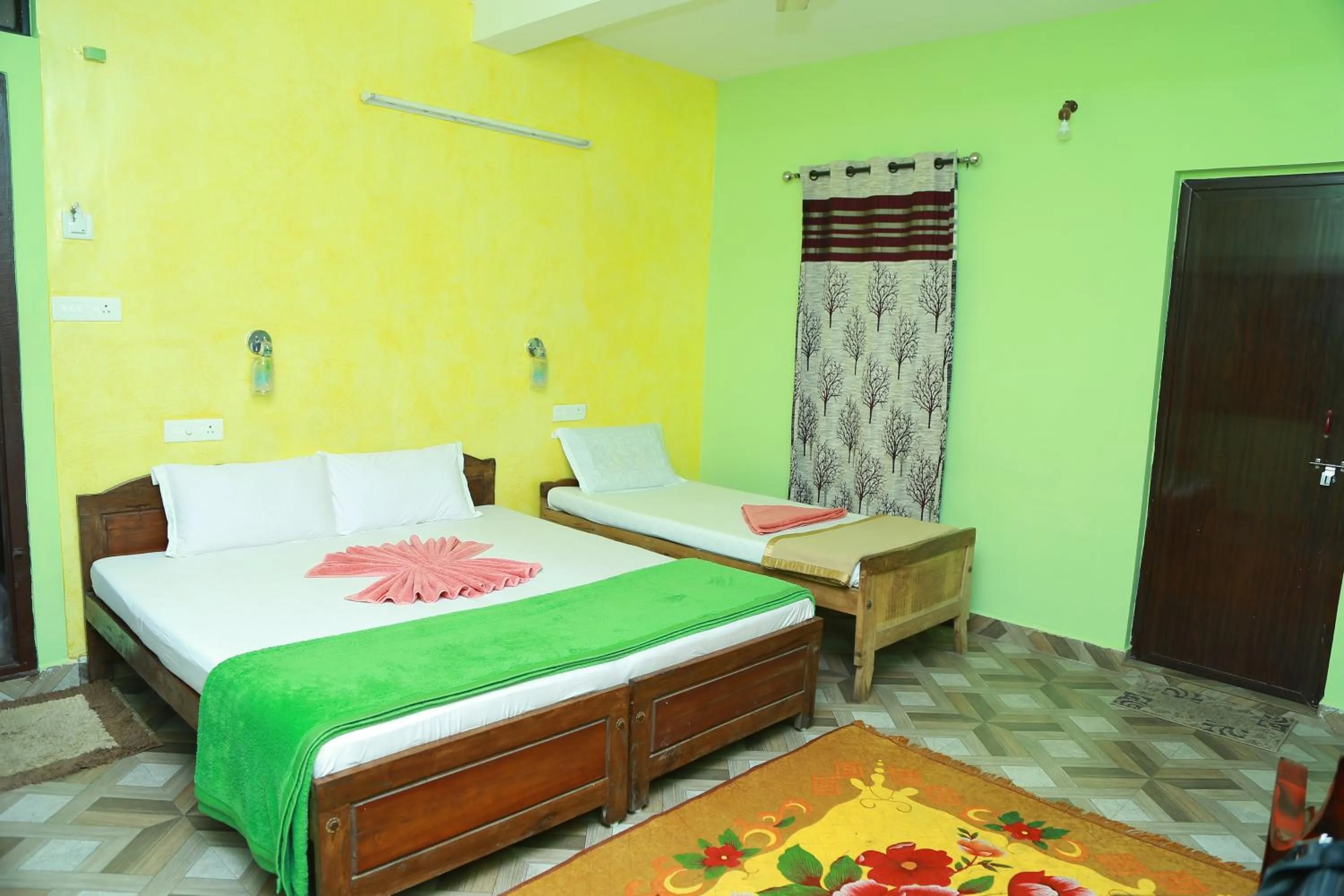 Bed in Dean Dale Cottages