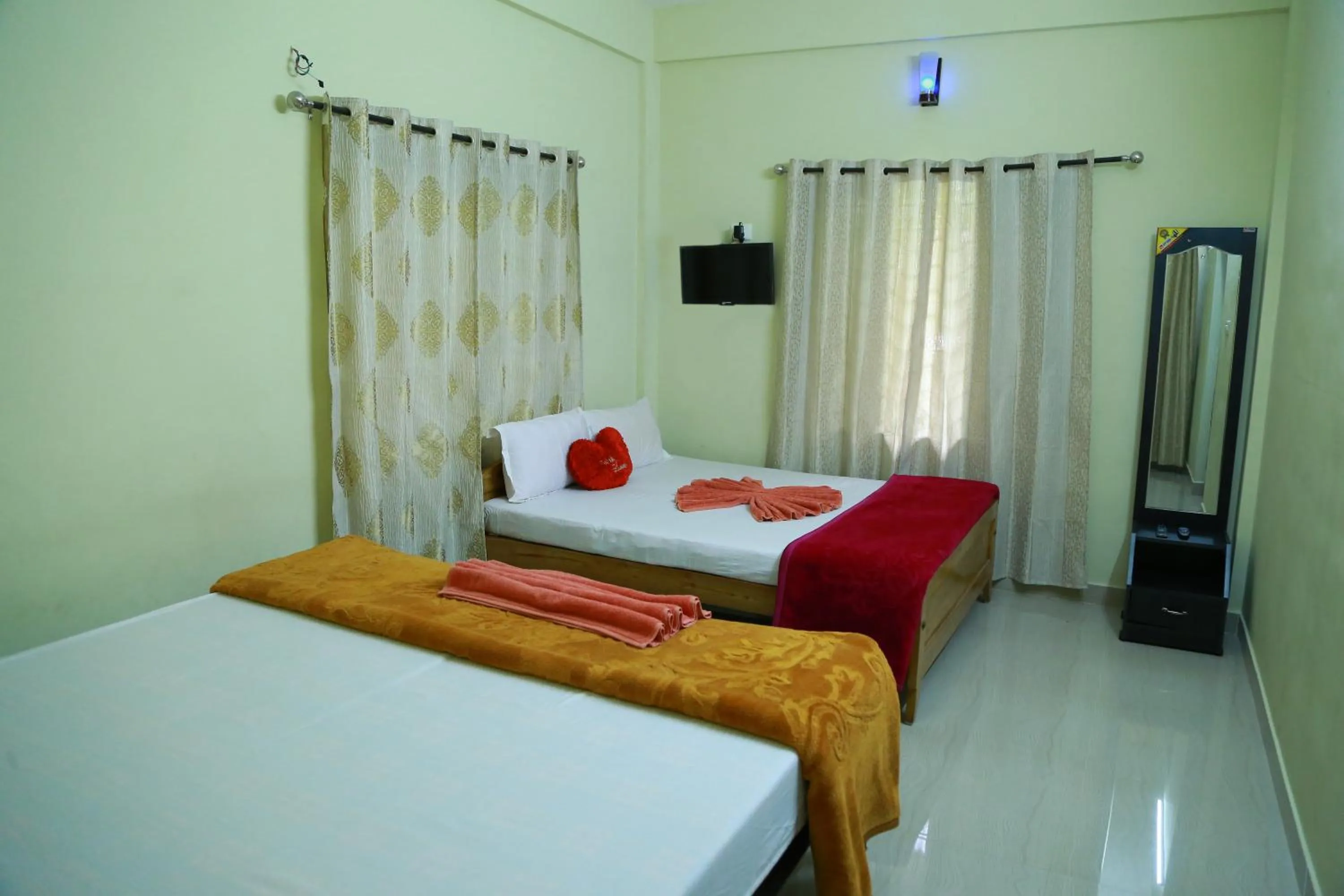 Bed in Dean Dale Cottages