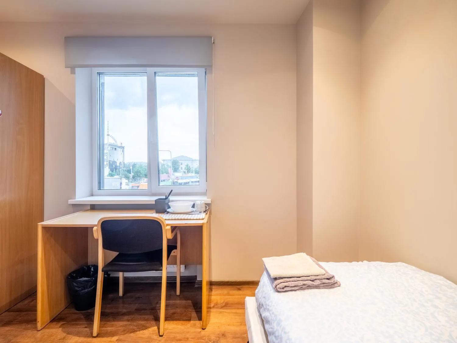 Photo of the whole room, Bed in RVR Smart Apartments Riga with Free Parking and Self Check-in