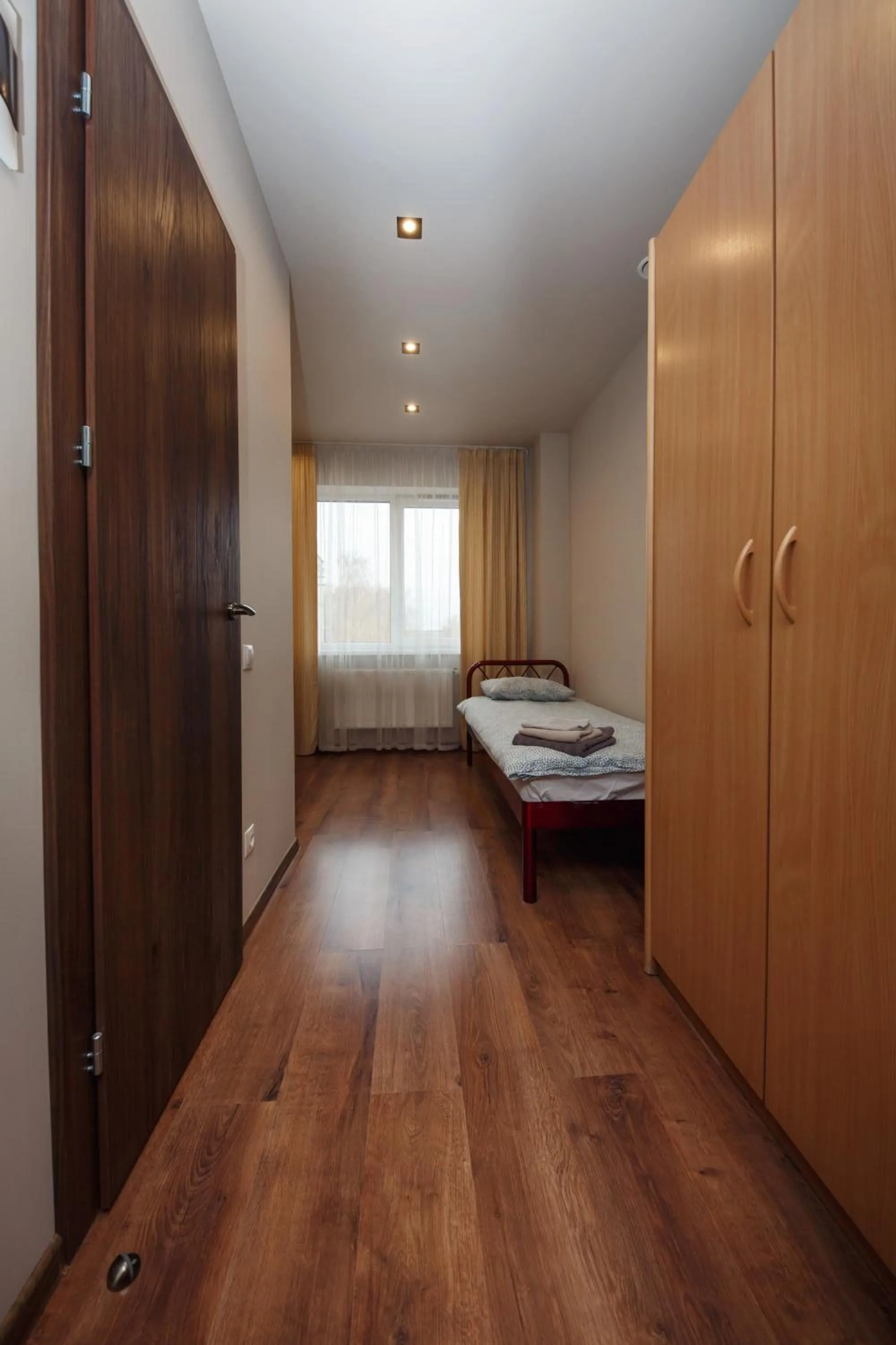 Photo of the whole room, Bed in RVR Smart Apartments Riga with Free Parking and Self Check-in