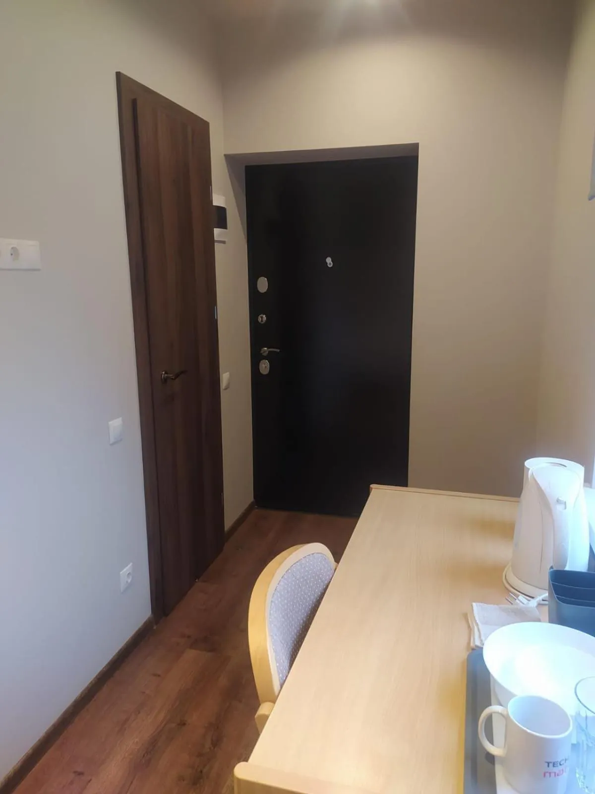 Dining area in RVR Smart Apartments Riga with Free Parking and Self Check-in