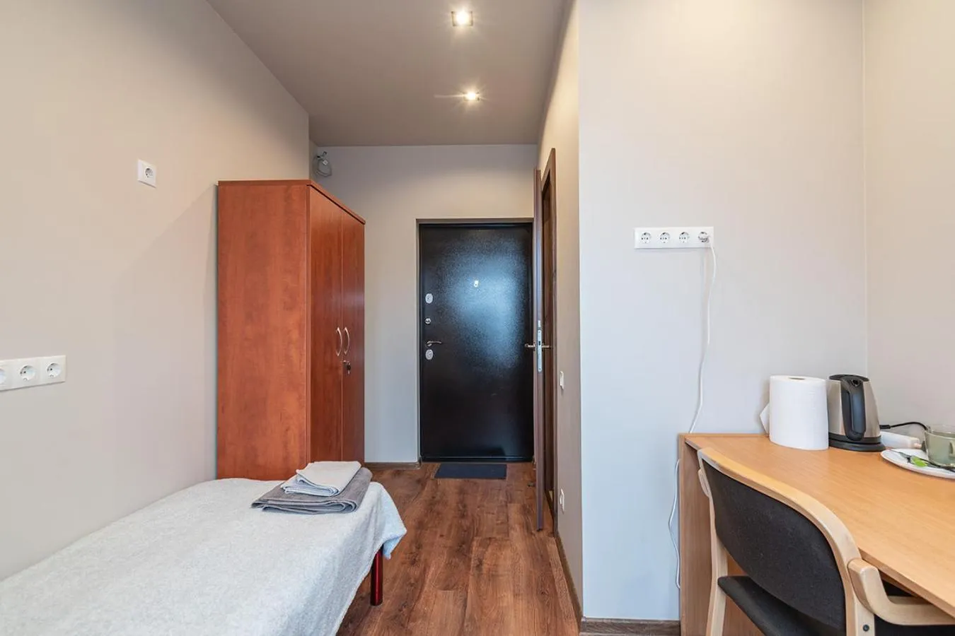 Photo of the whole room, Bed in RVR Smart Apartments Riga with Free Parking and Self Check-in