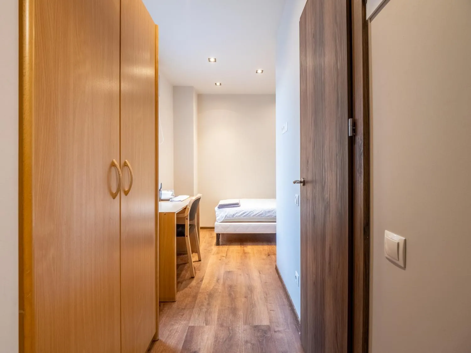 Bed in RVR Smart Apartments Riga with Free Parking and Self Check-in