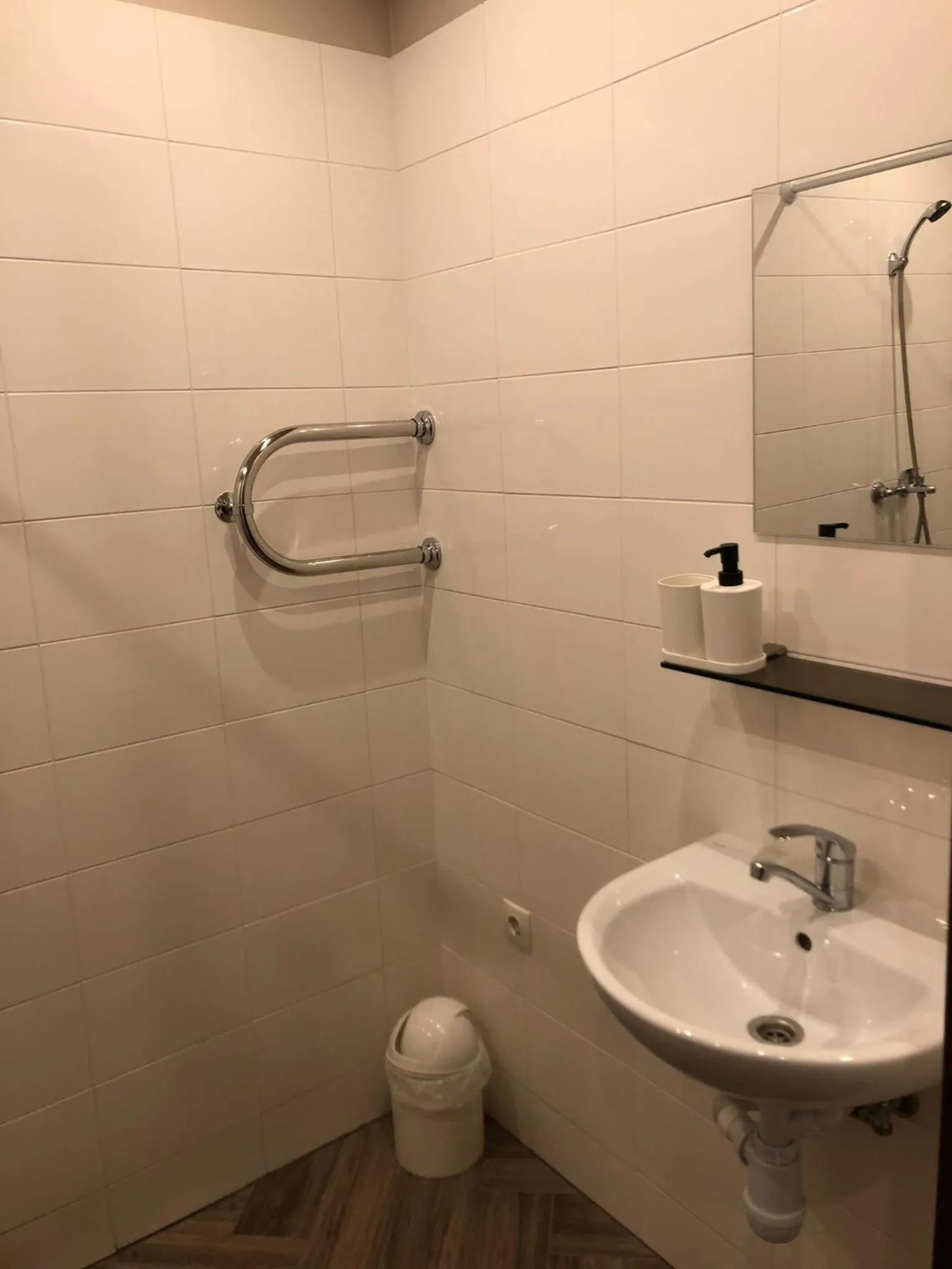 Bathroom in RVR Smart Apartments Riga with Free Parking and Self Check-in