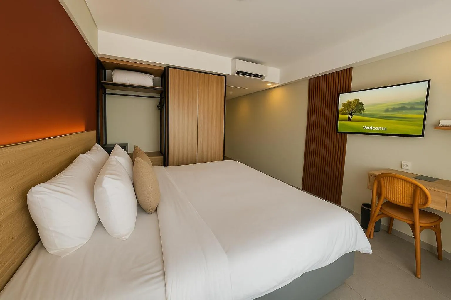 Bed in Anaya Hotel Canggu