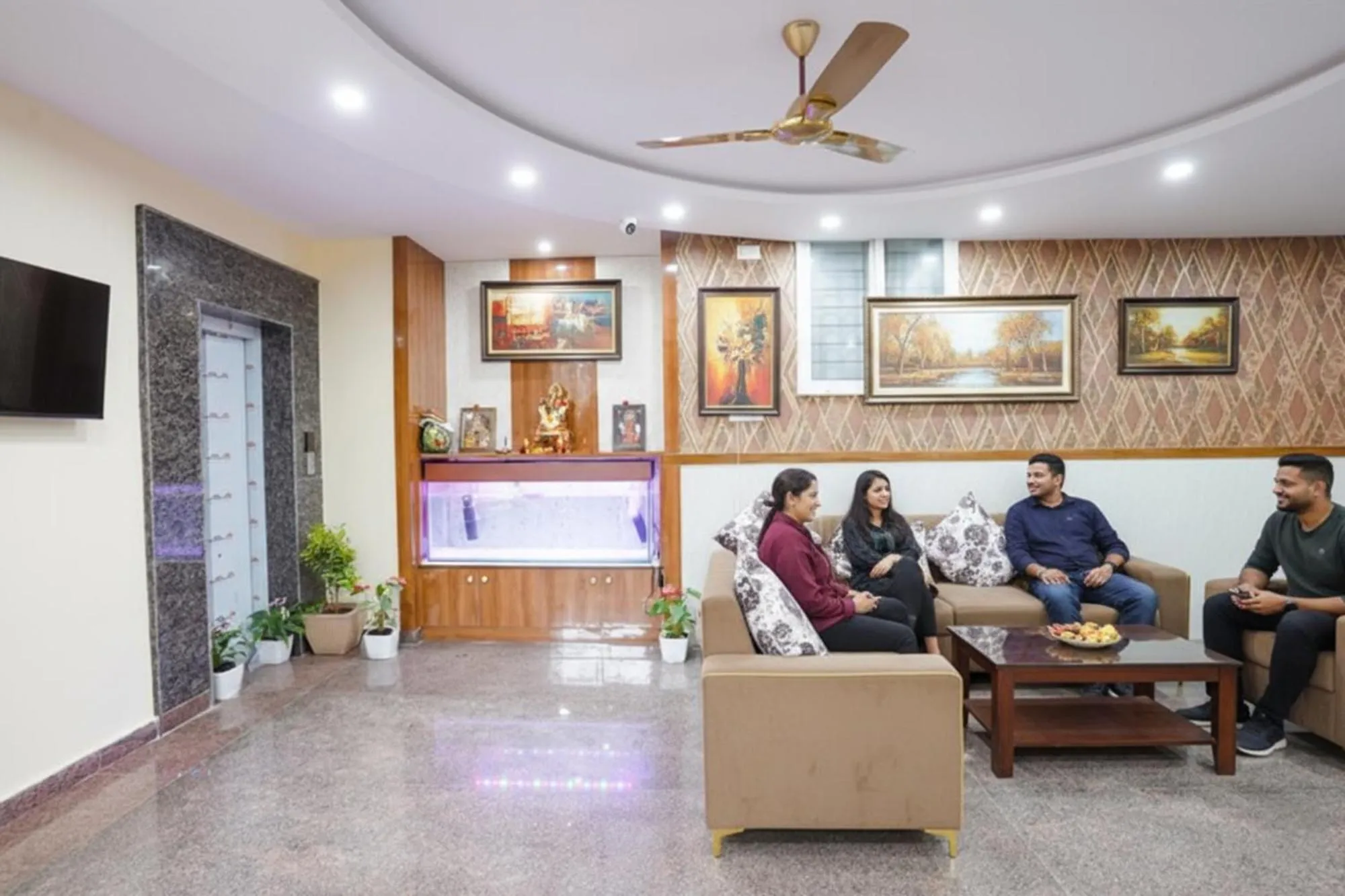 Seating area in Via Platinum Palace