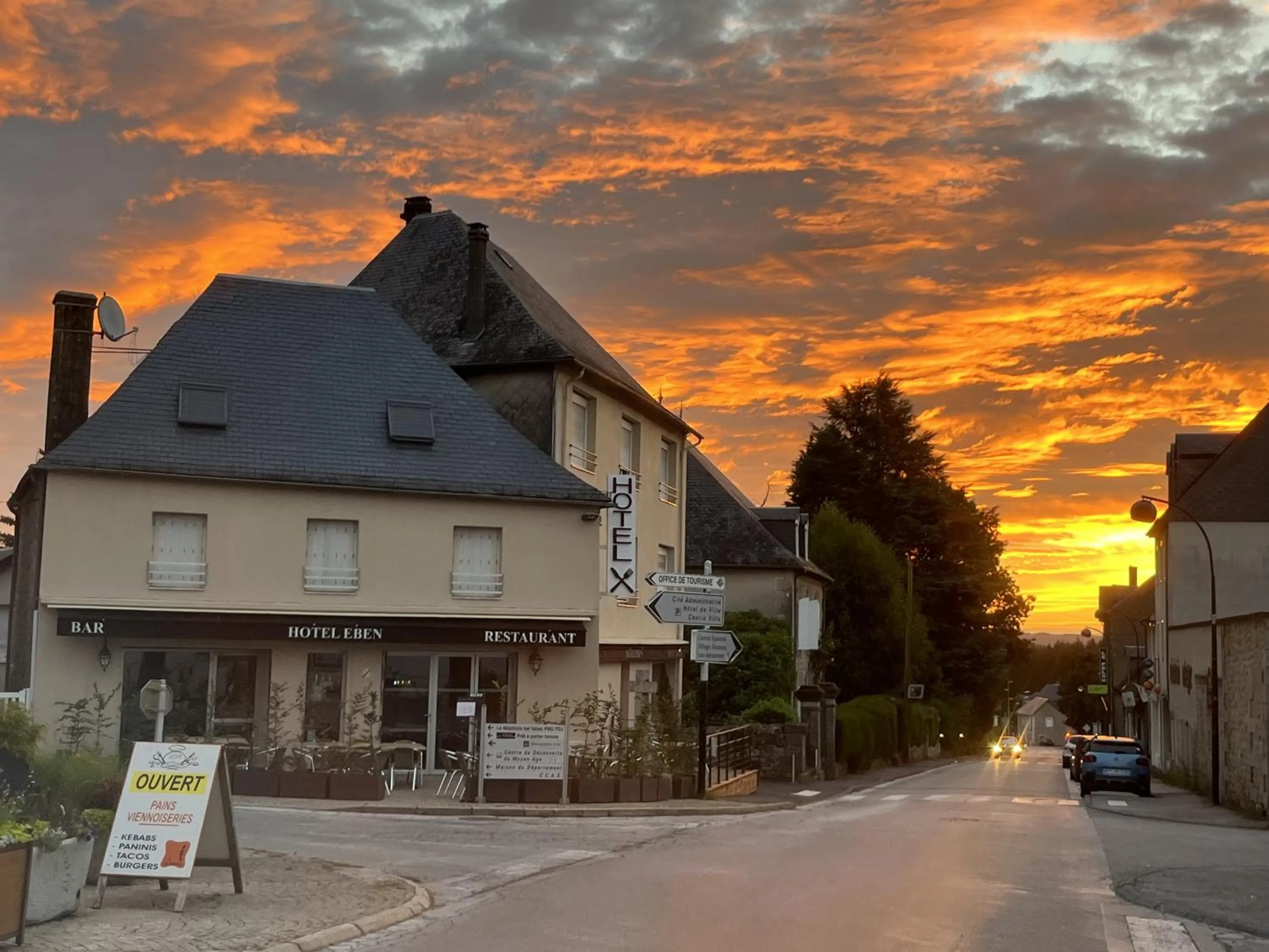Property building in Logis Hotel Eben