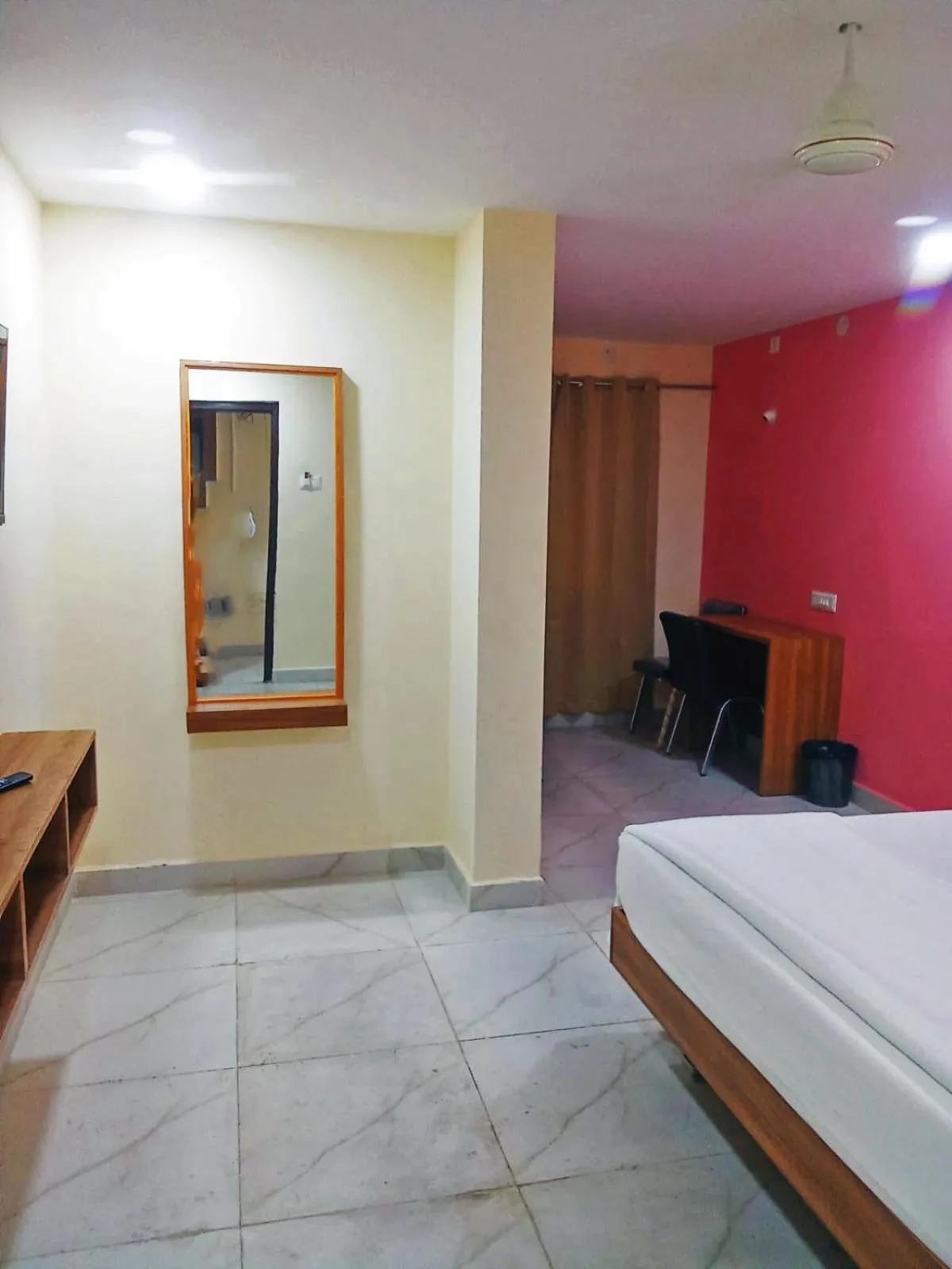 Bedroom, Bed in Udupi Deluxe Lodge Gulbarga