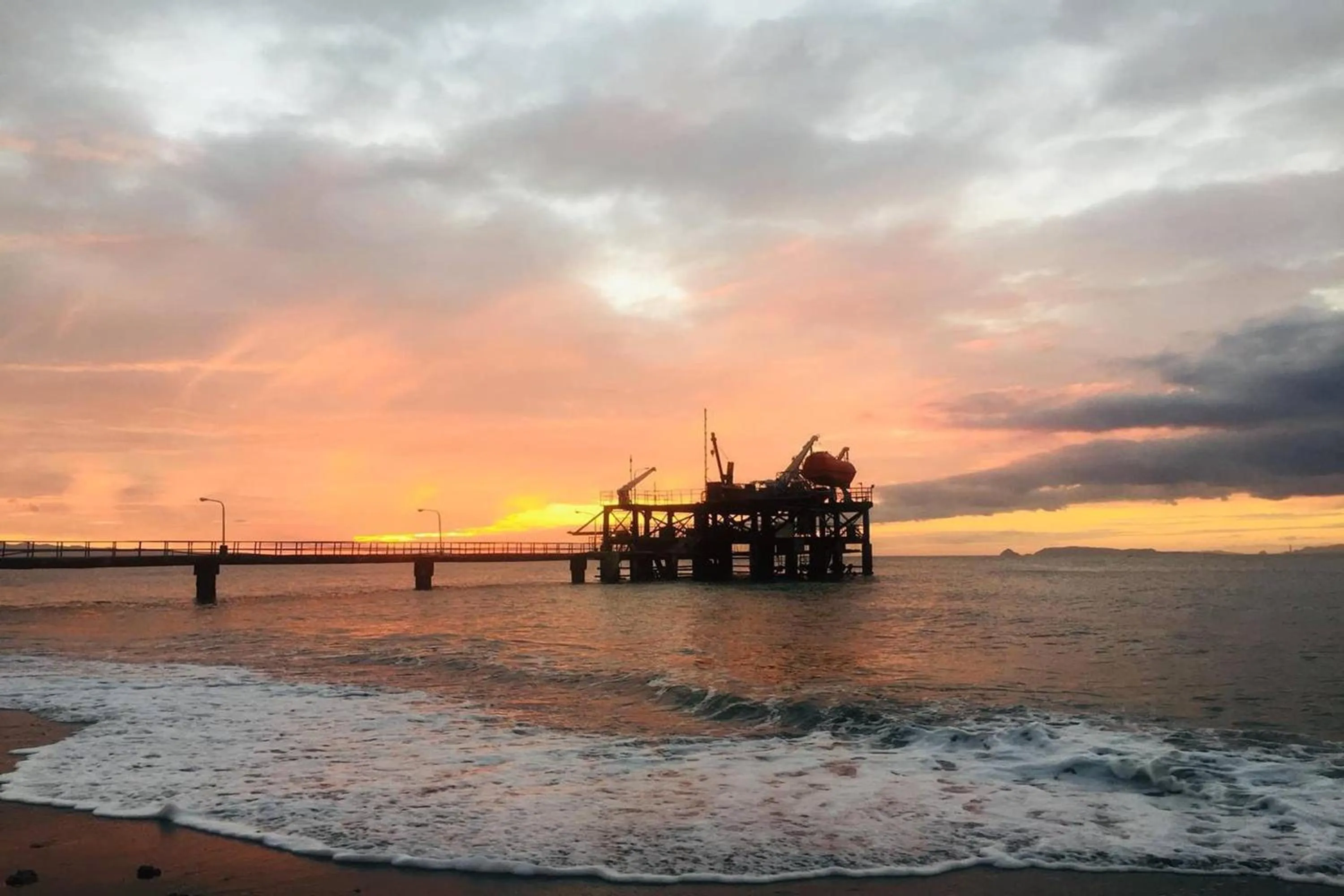 Sunrise in Sibsib Baybayin Beach Resort Cavite