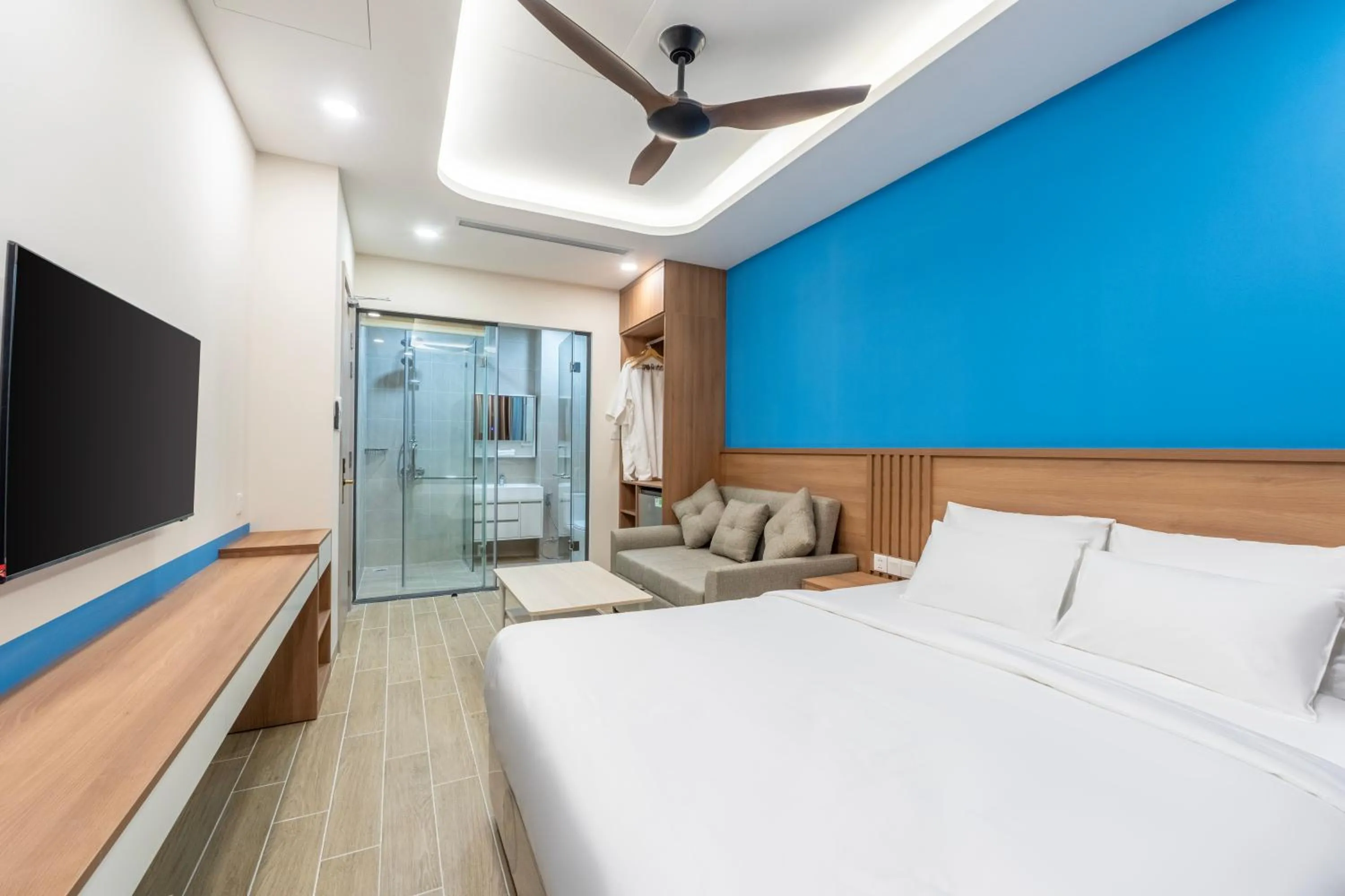 Bed in HL Melody Boutique Hotel