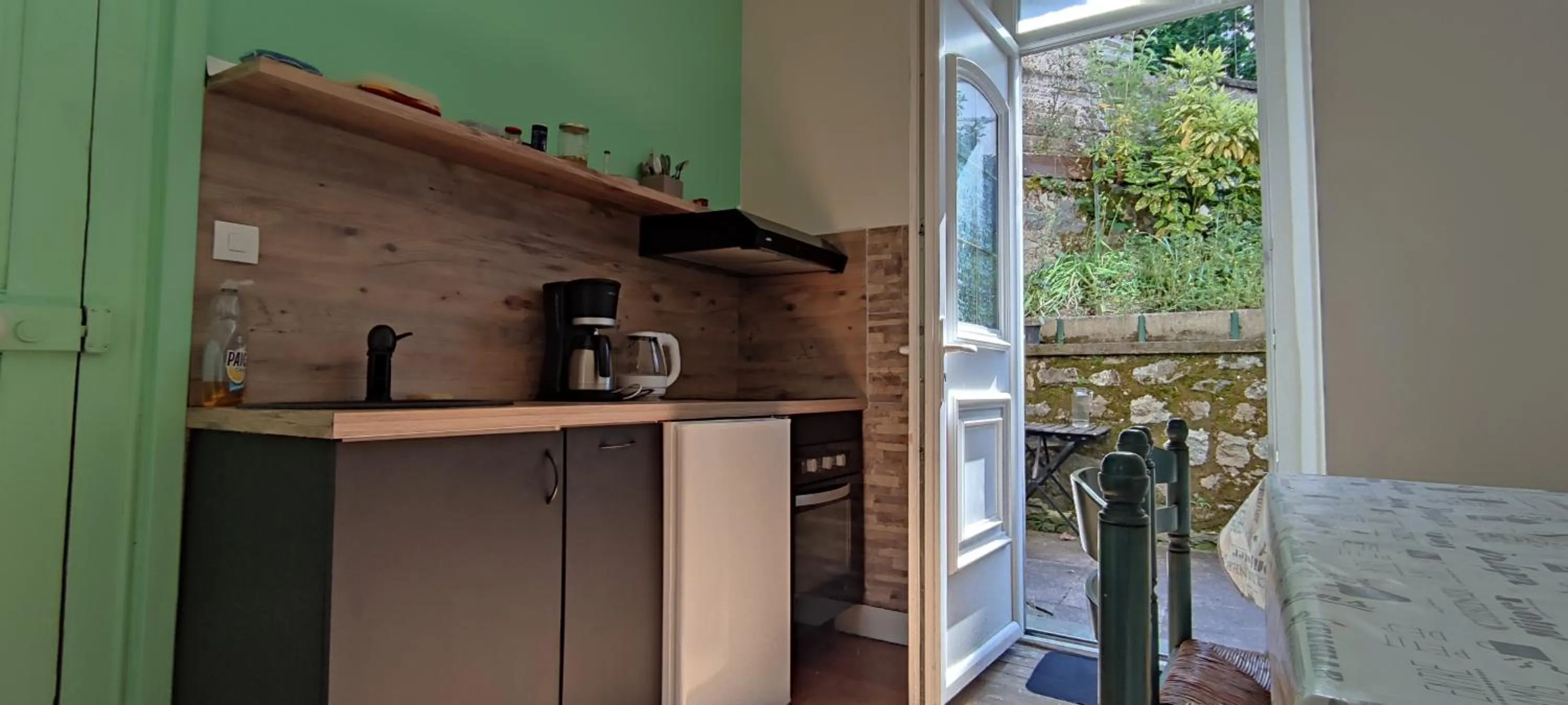 kitchen in Hébergements