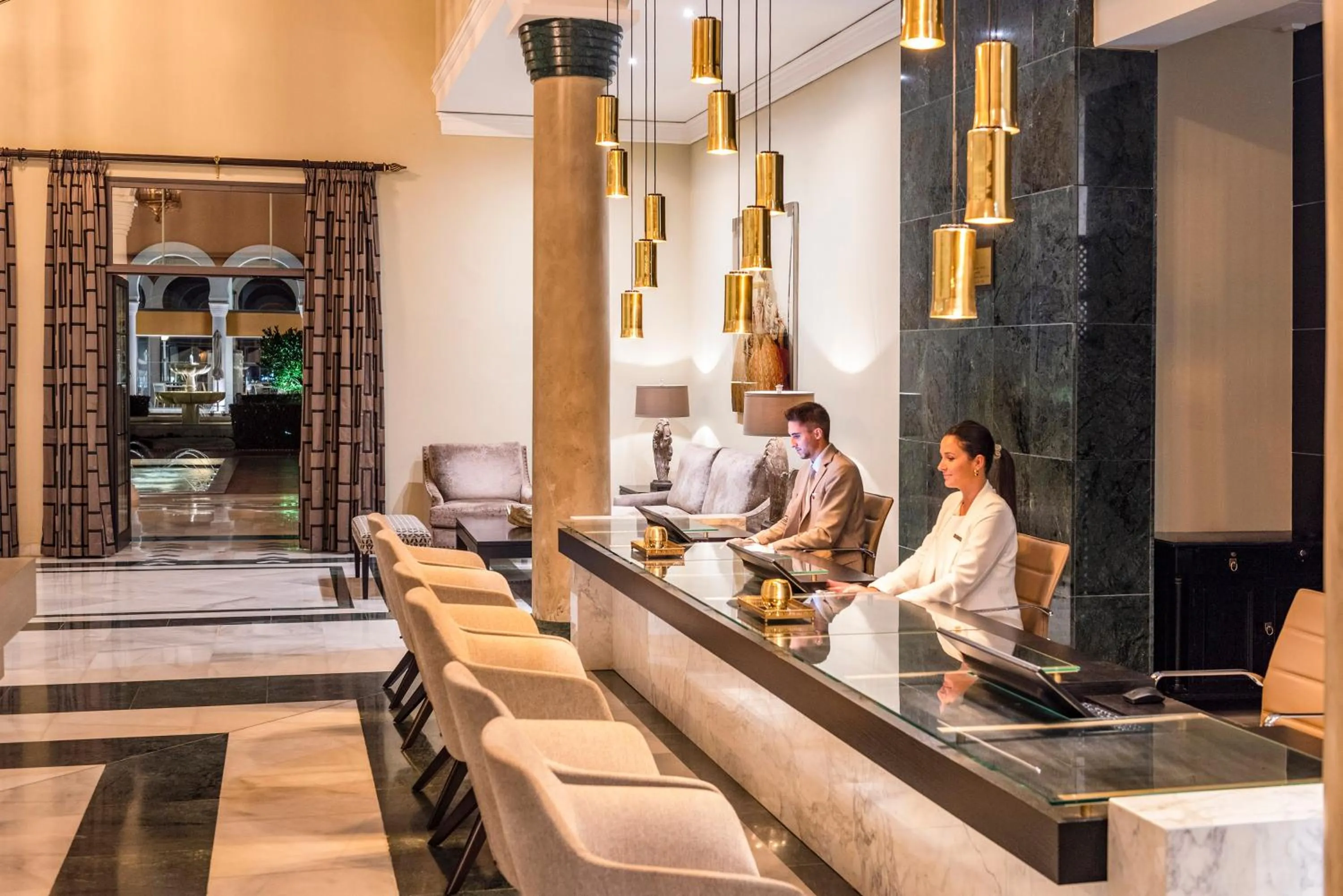 Lobby or reception in Palacio de Sancti Petri, a Gran Meliá - The Leading Hotels of the World