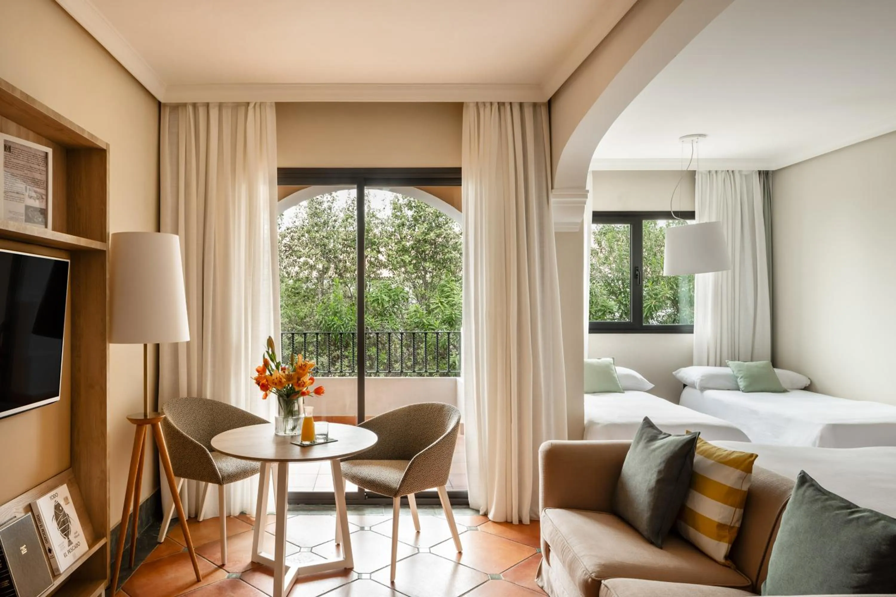 Bed in Palacio de Sancti Petri, a Gran Meliá - The Leading Hotels of the World