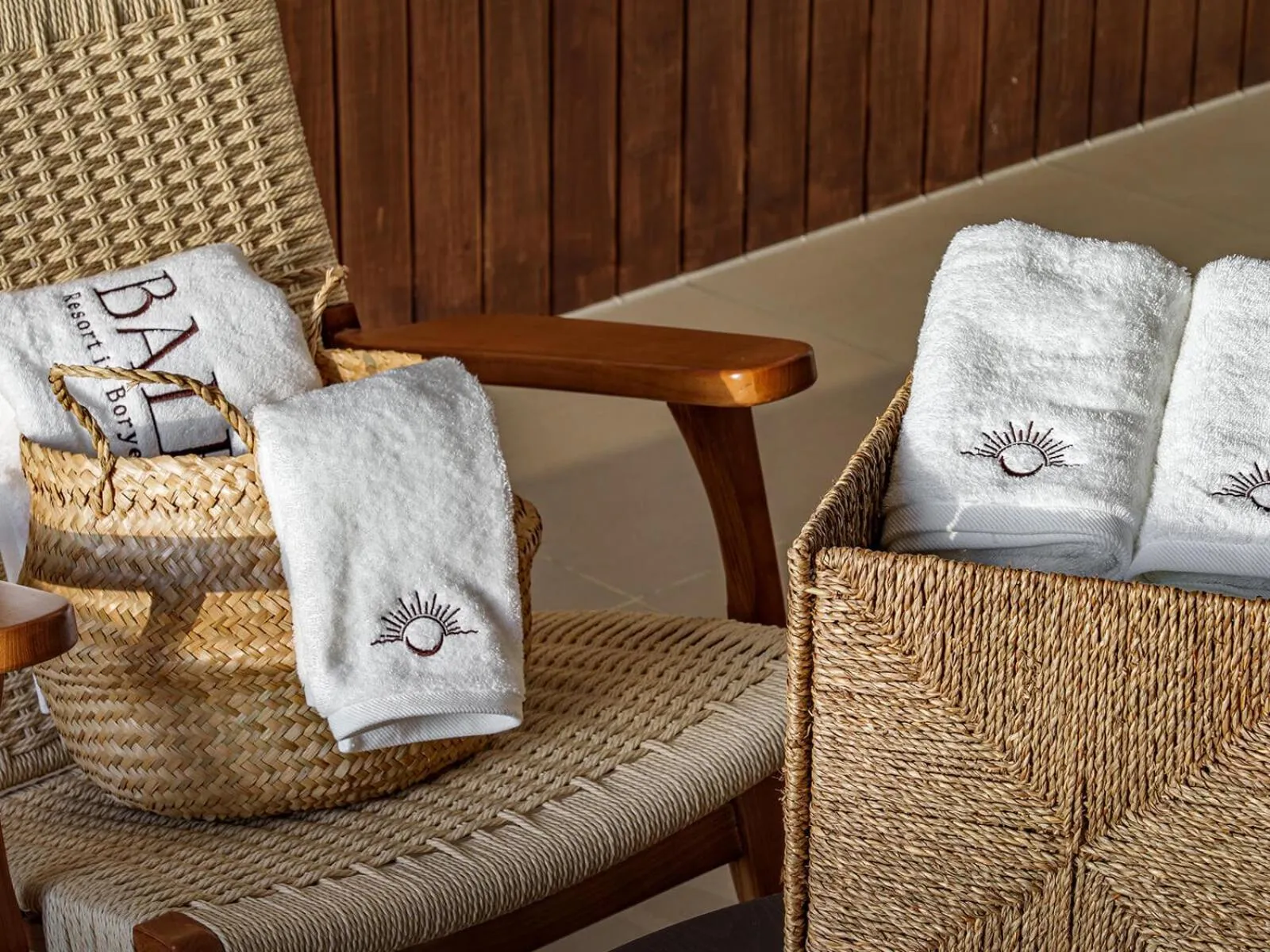 towels in Bale Resort