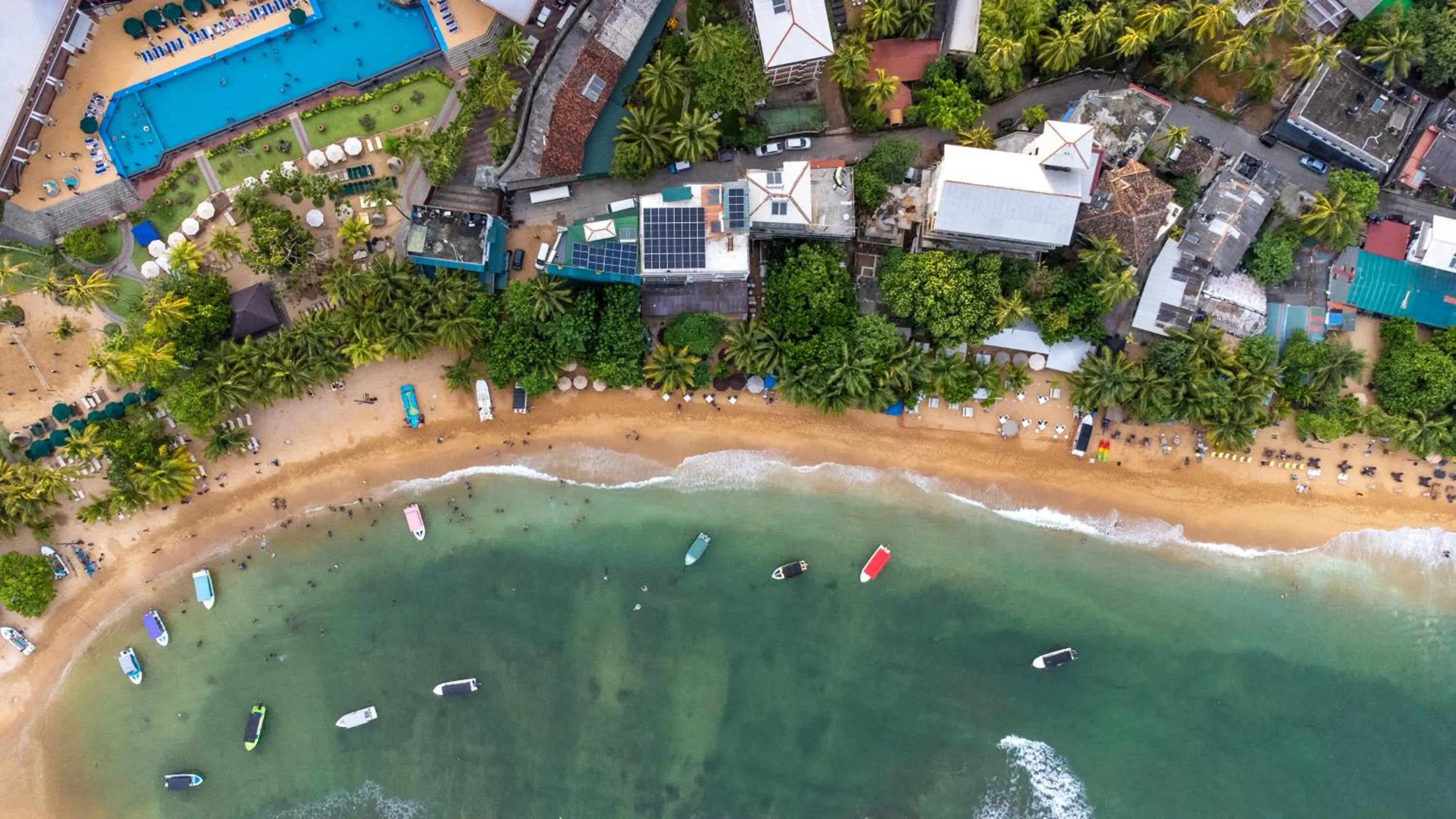 Natural landscape in New Wave Beach Resort Unawatuna