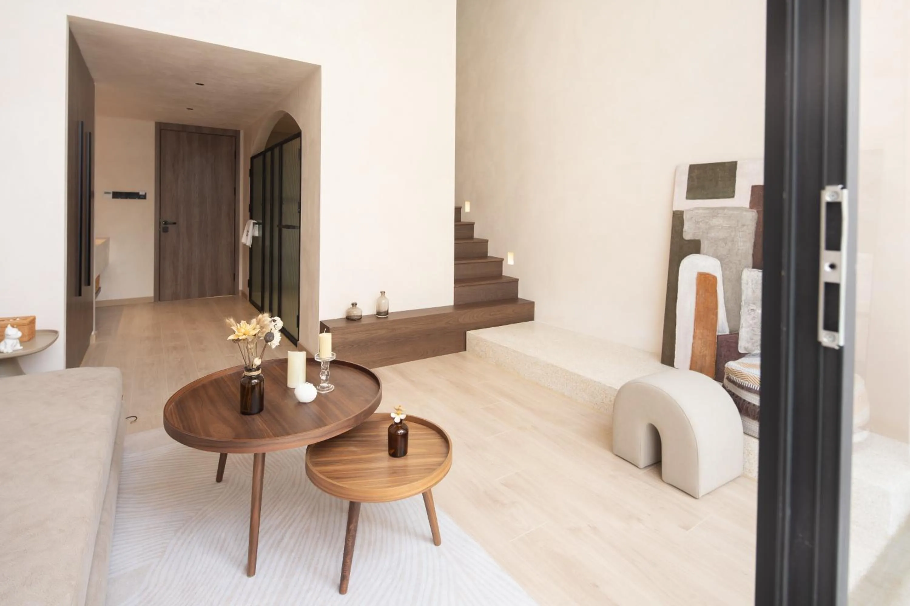 Living room, Bed in Xiamen Littoral Villa