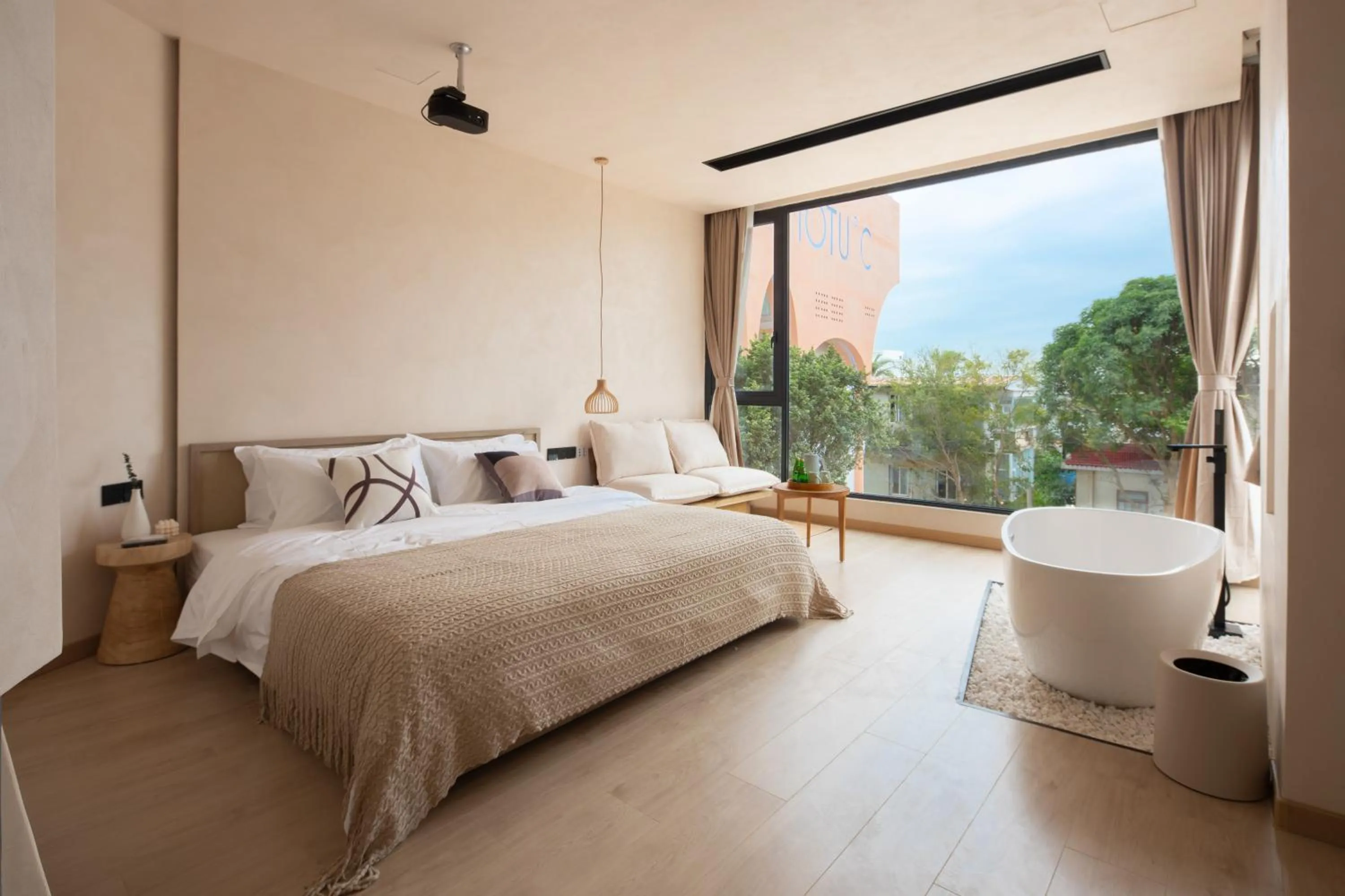 Bed in Xiamen Littoral Villa