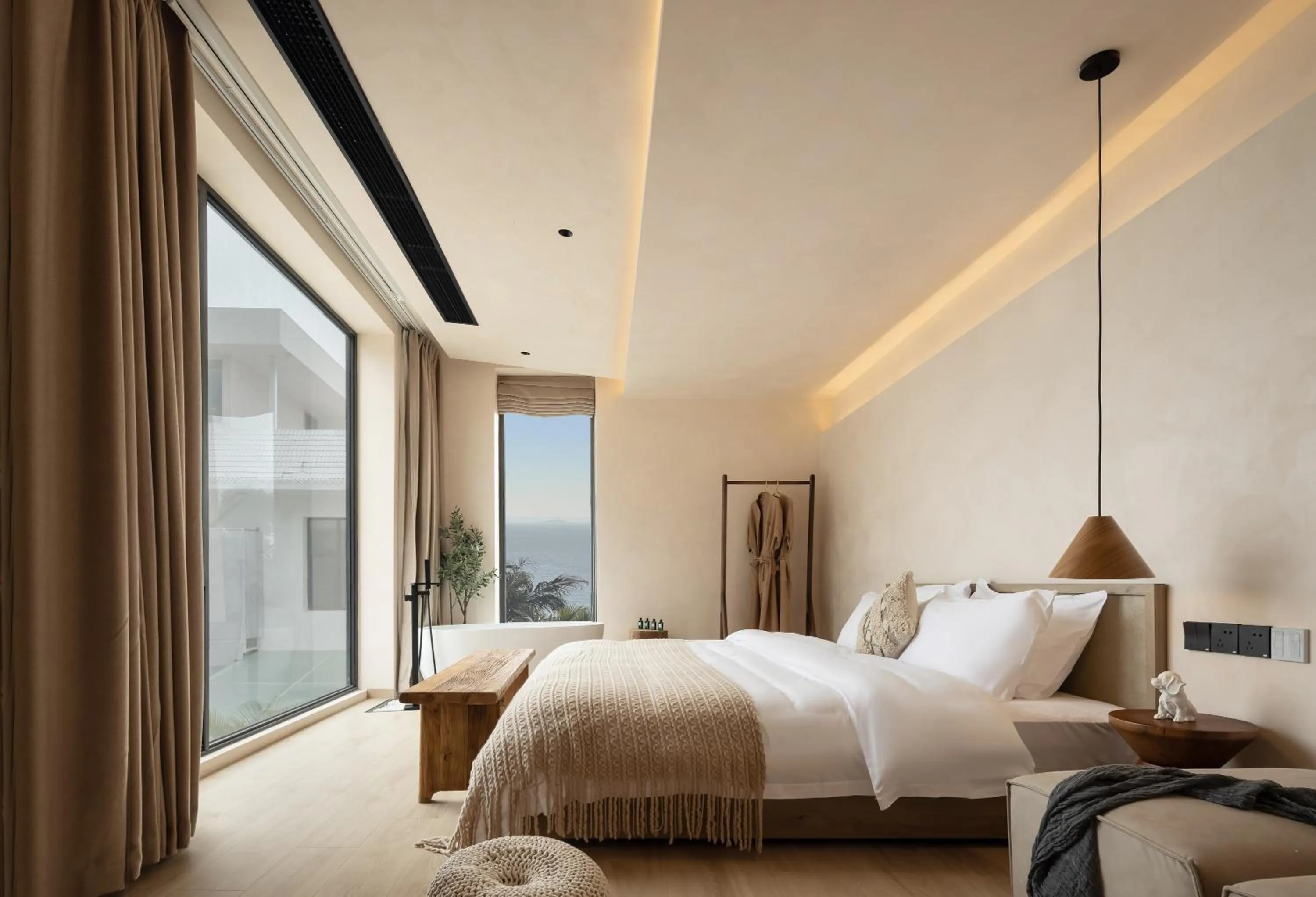 Bed in Xiamen Littoral Villa