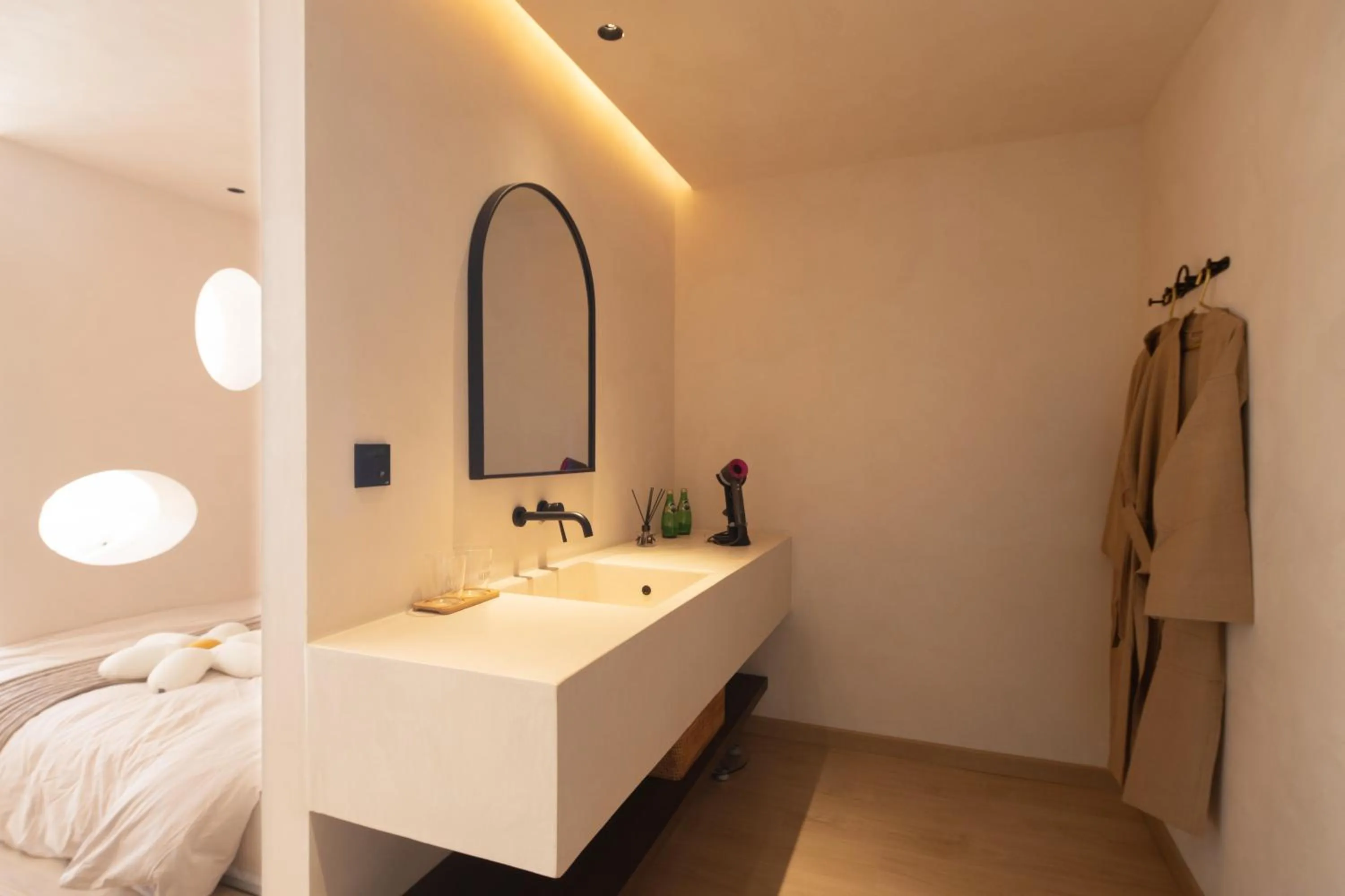Bathroom, Bed in Xiamen Littoral Villa