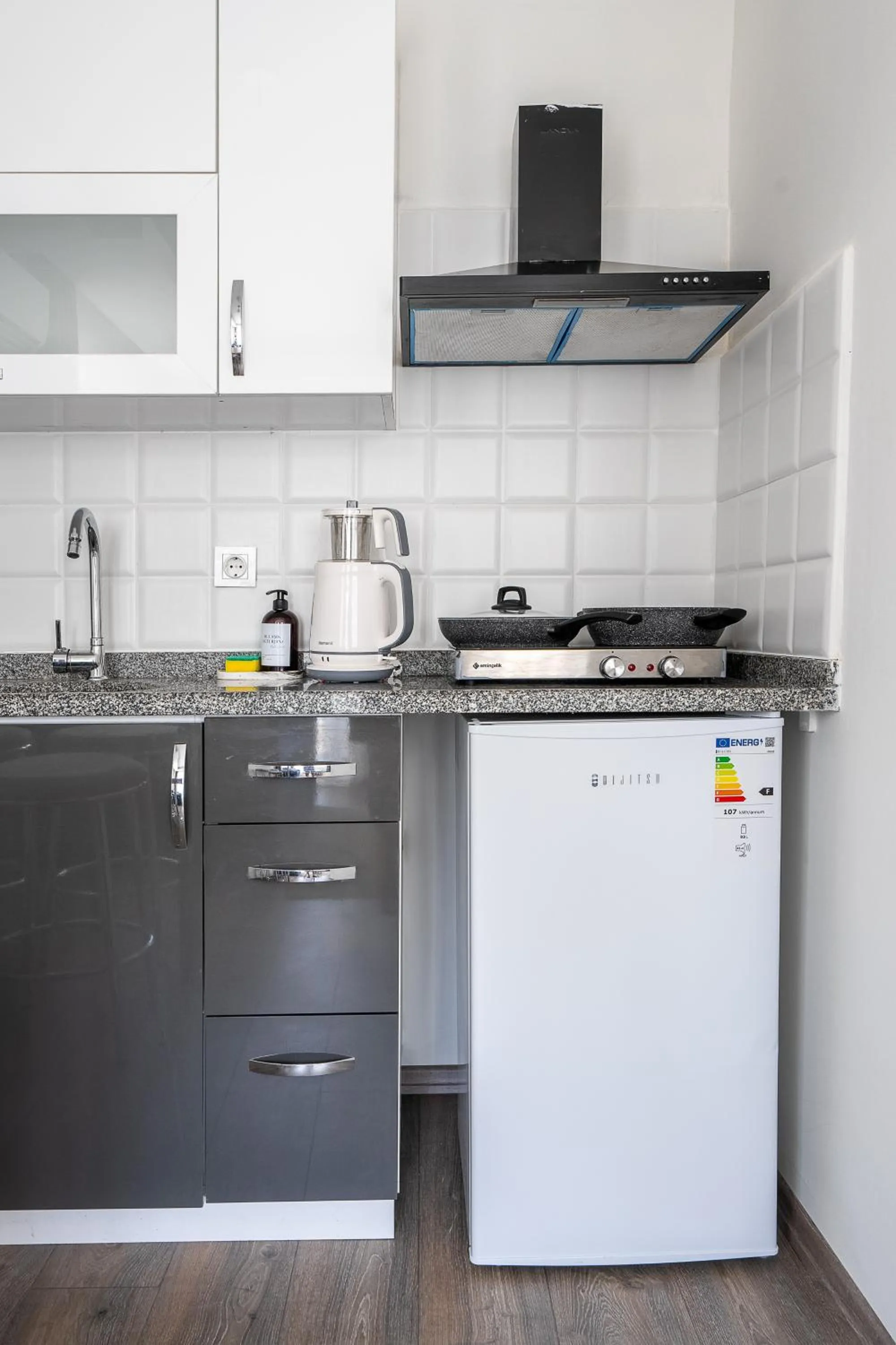 Kitchen or kitchenette in Sorta Hotel