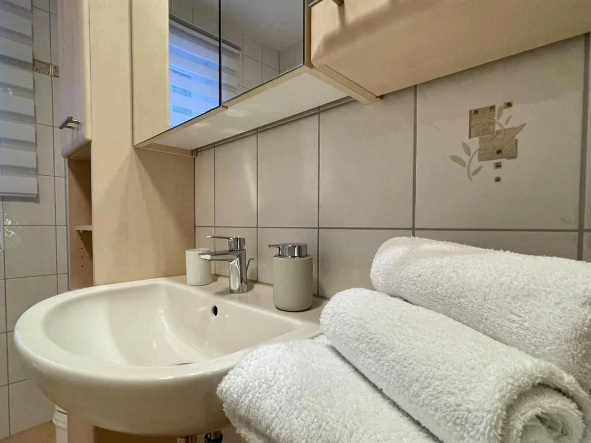 Bathroom in Ferienwohnung Britta