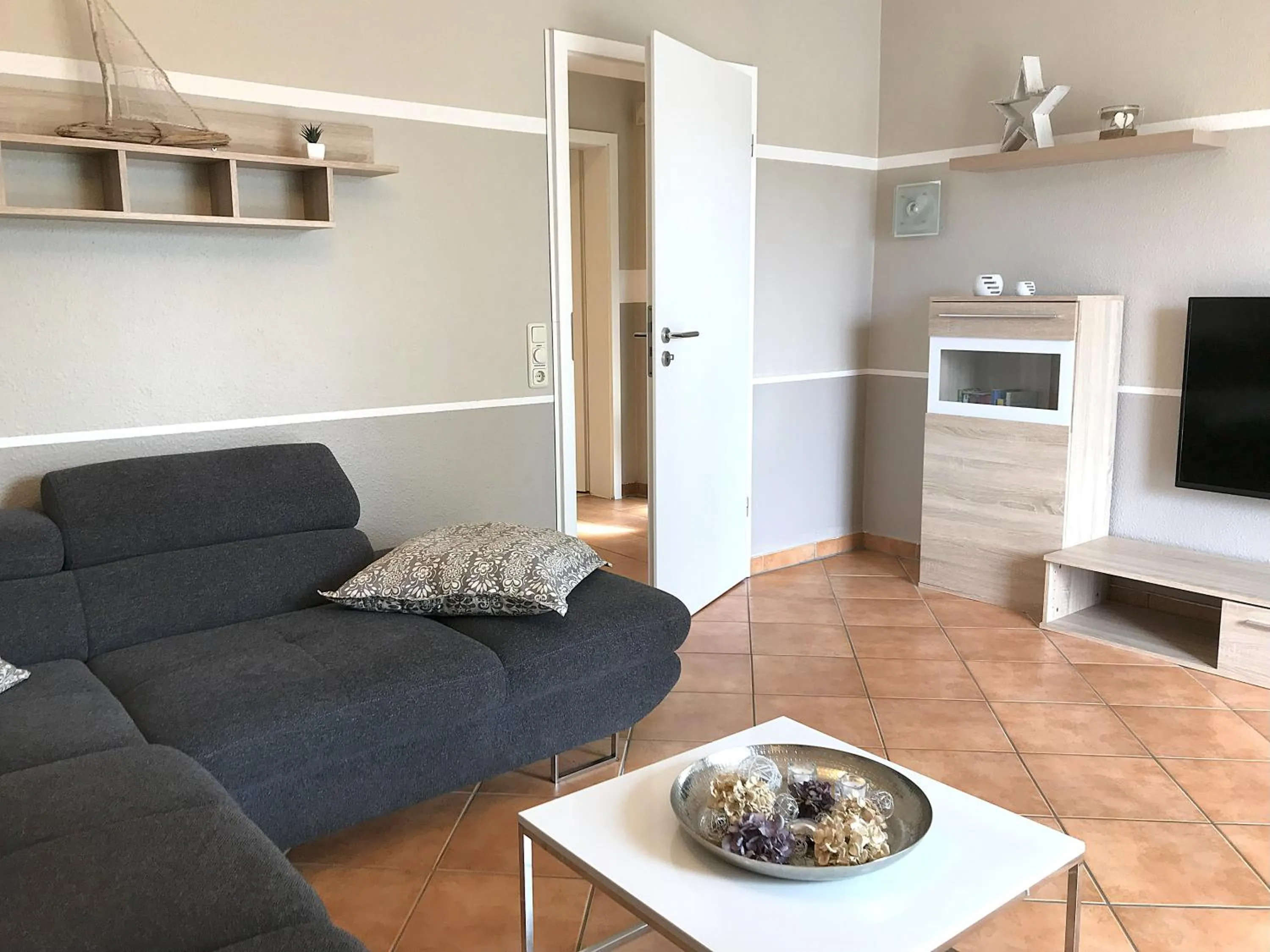 Living room in Ferienwohnung Britta